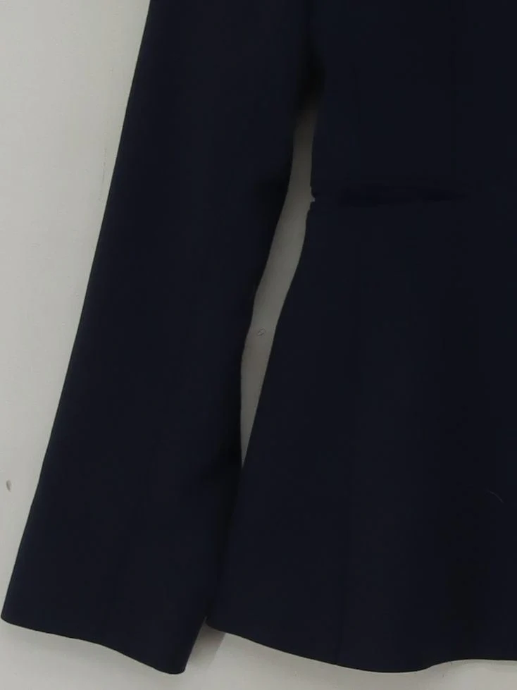 Reiss Women's Blazer UK 10 Blue Wool with Polyester, Elastane Overcoat - Image 4