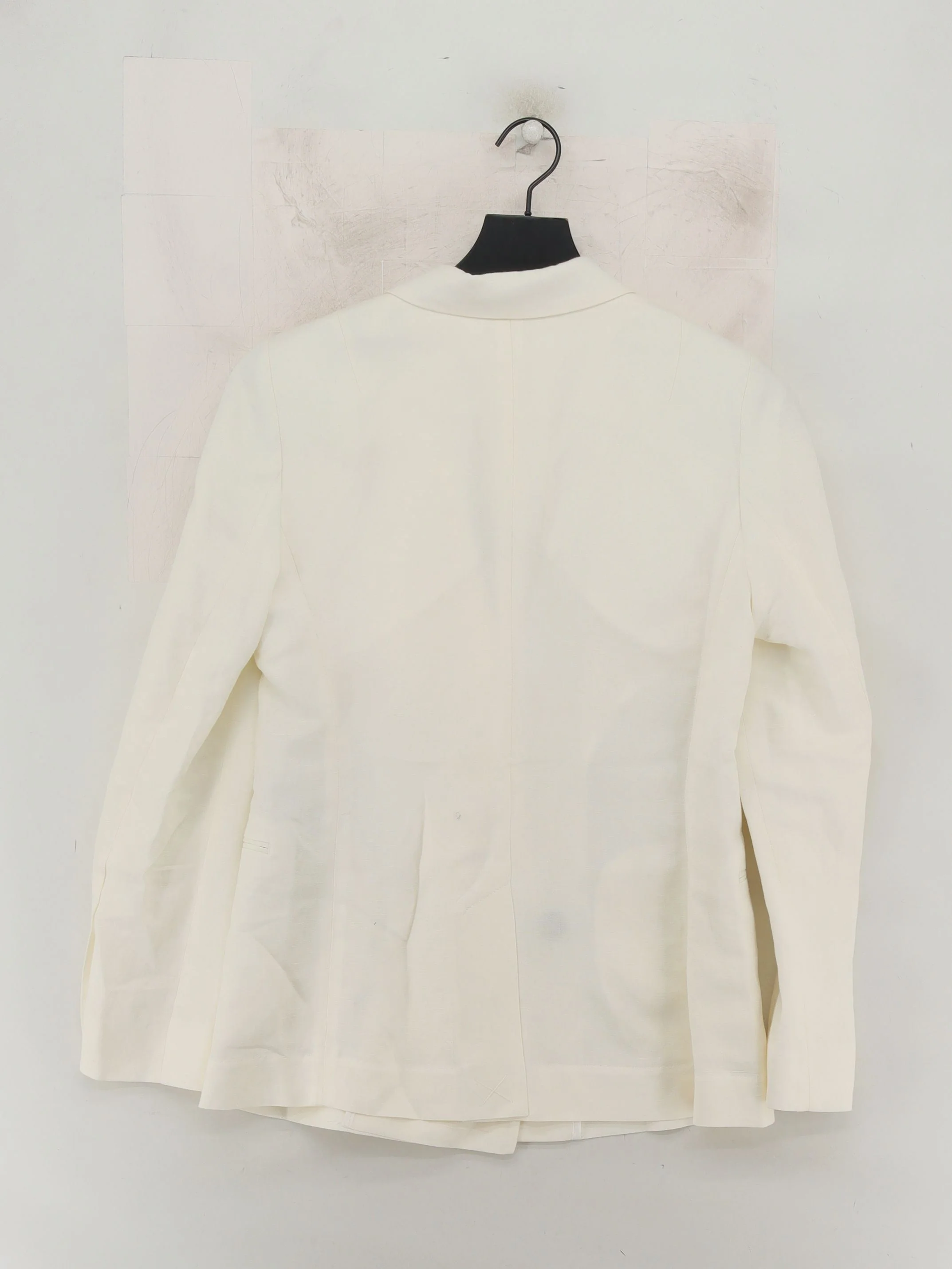 Reiss Women's Blazer UK 10 Cream 100% Other Overcoat - Image 2