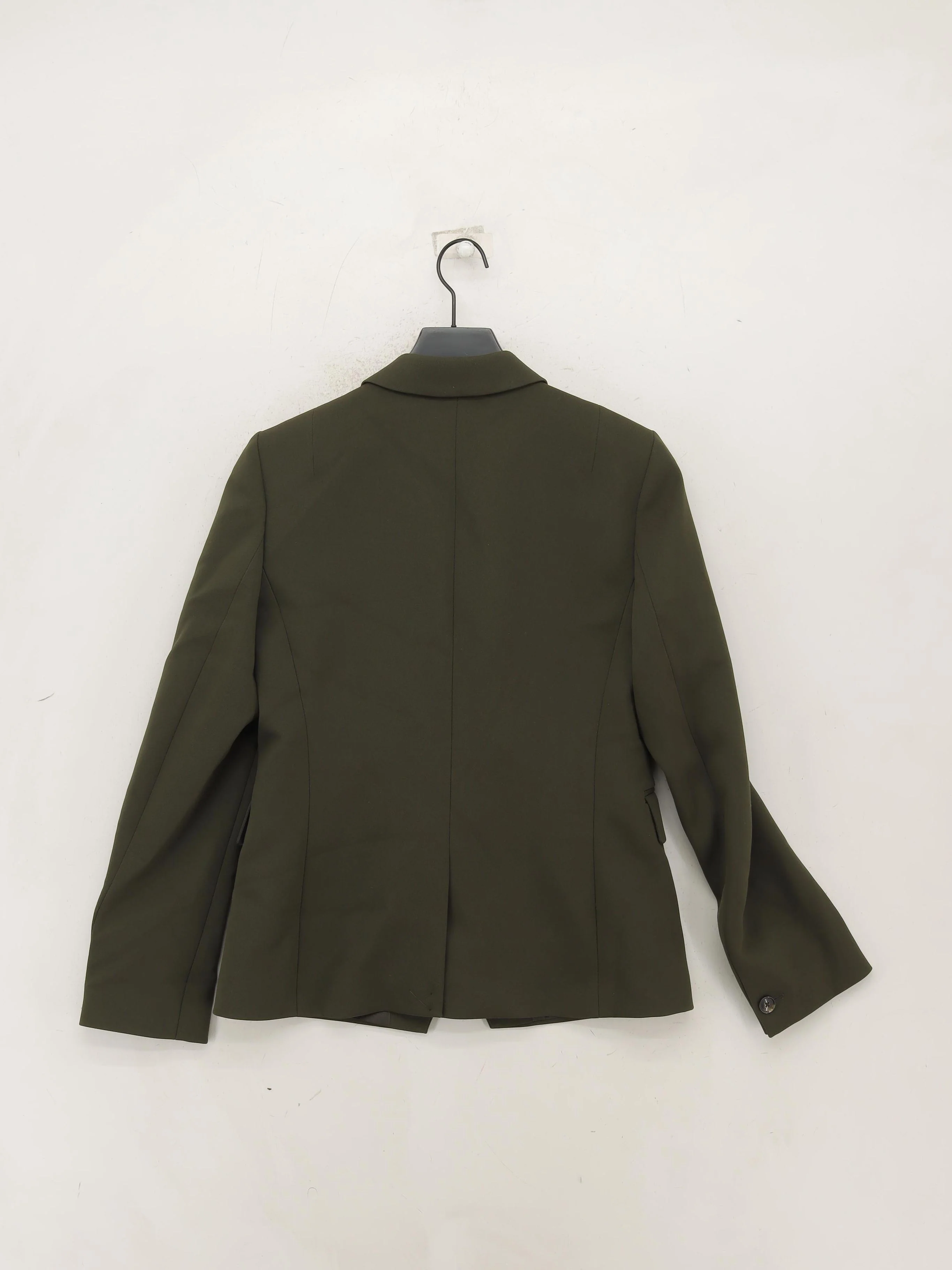 Reiss Women's Blazer UK 10 Green Polyester with Viscose Overcoat - Image 2
