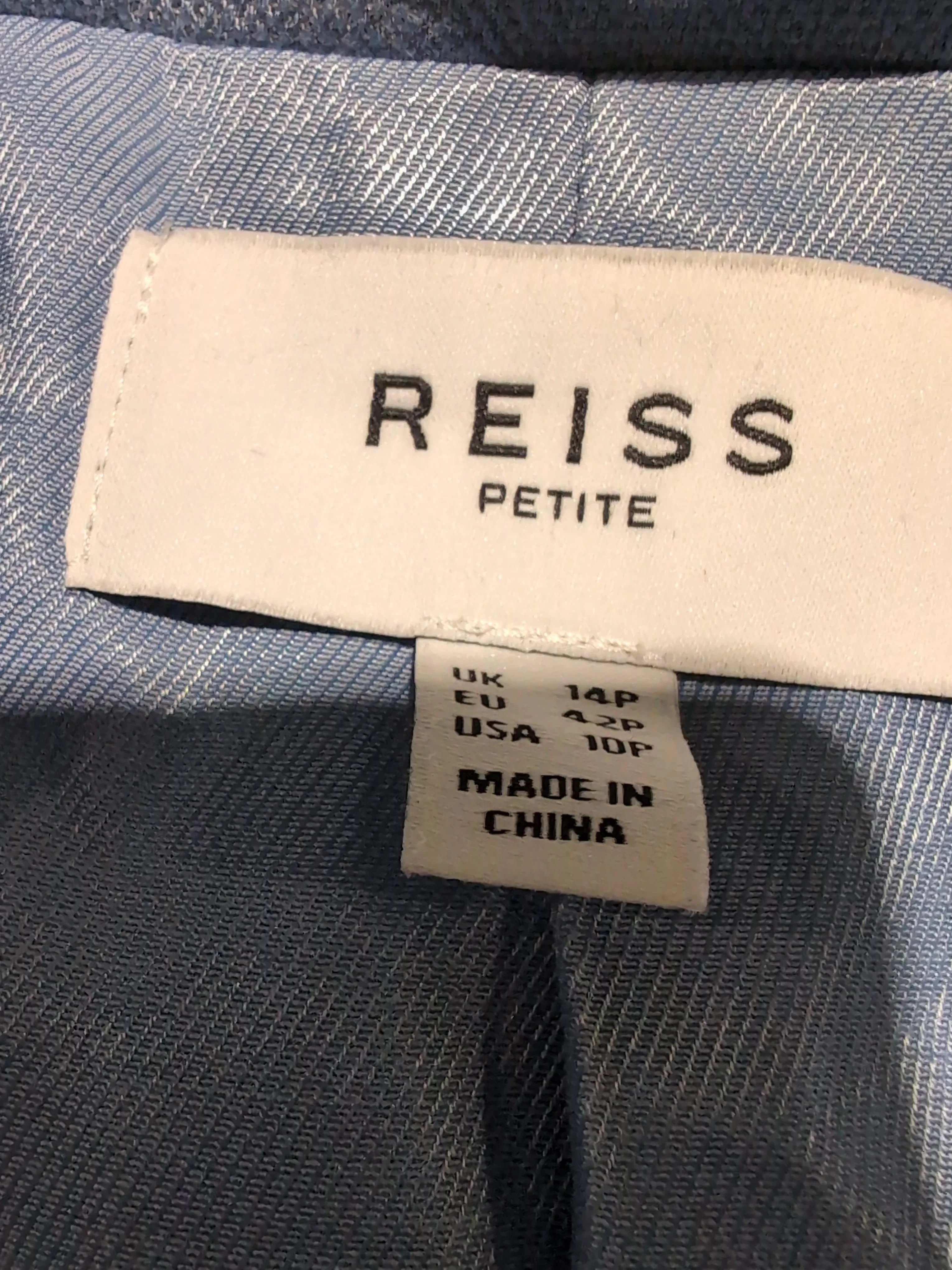 Reiss Women's Blazer UK 14 Blue Lyocell Modal - Image 5
