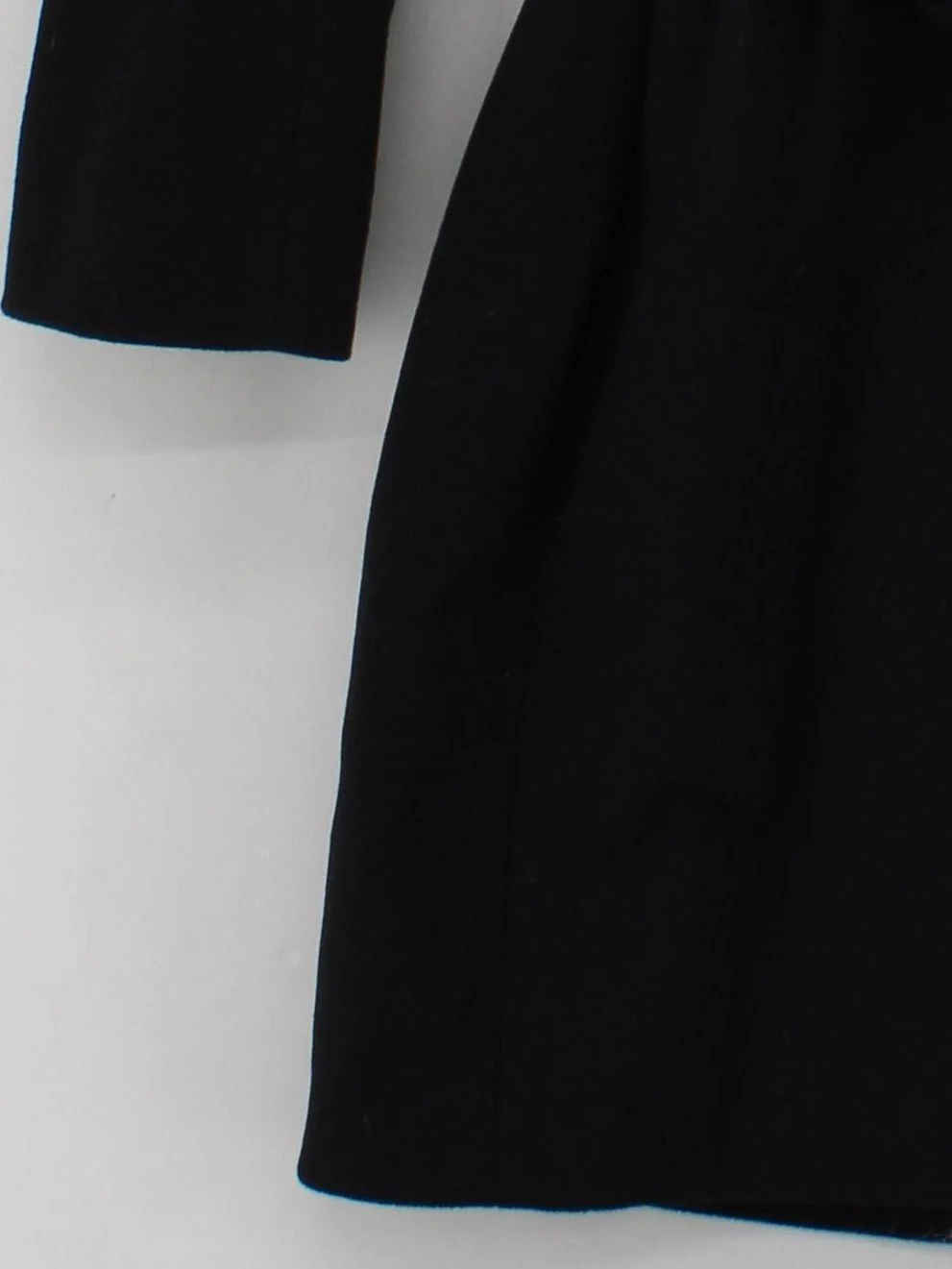 Reiss Women's Coat M Black Wool with Polyamide, Cashmere, Viscose Overcoat - Image 4