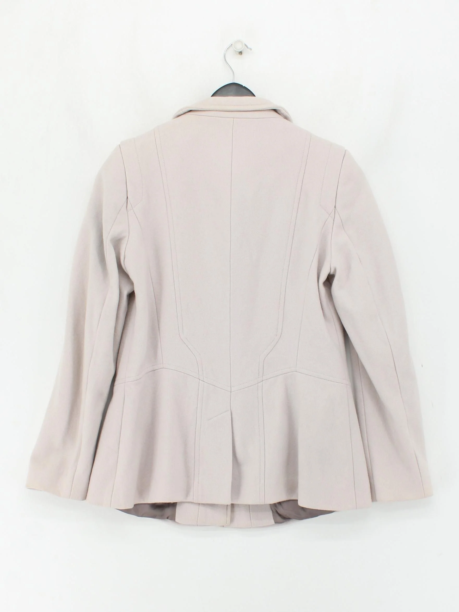 Reiss Women's Coat M Pink Wool with Polyamide, Cashmere, Viscose Overcoat - Image 2