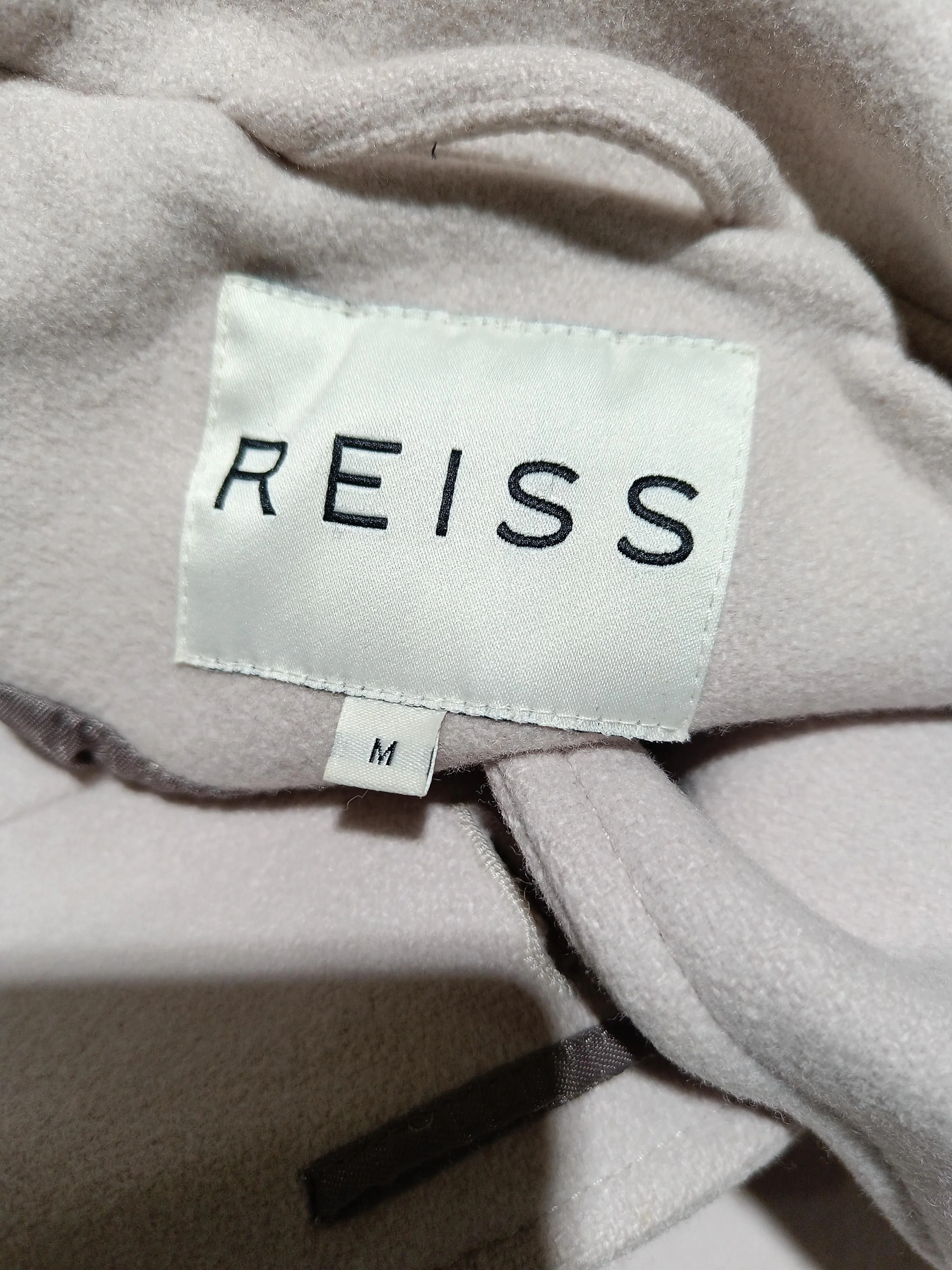 Reiss Women's Coat M Pink Wool with Polyamide, Cashmere, Viscose Overcoat - Image 5