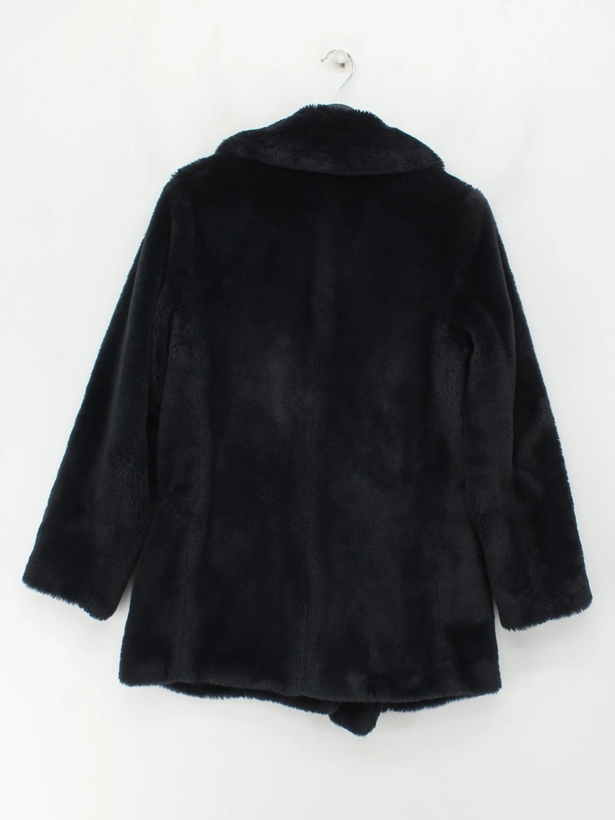 Reiss Women's Coat S Black Polyester with Cotton Puffer Jacket - Image 2