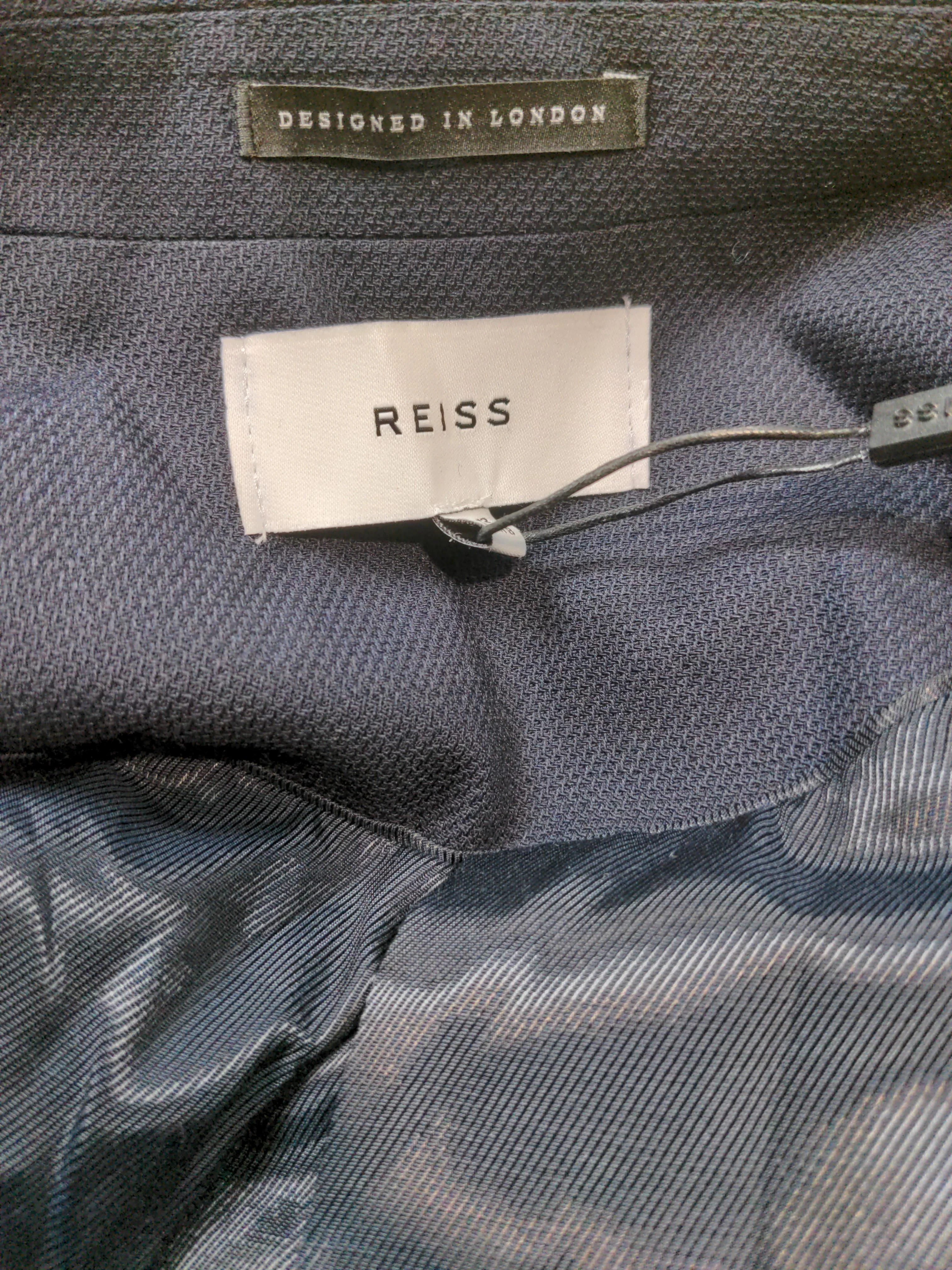 Reiss Women's Coat UK 12 Black Wool New with tags - Image 5
