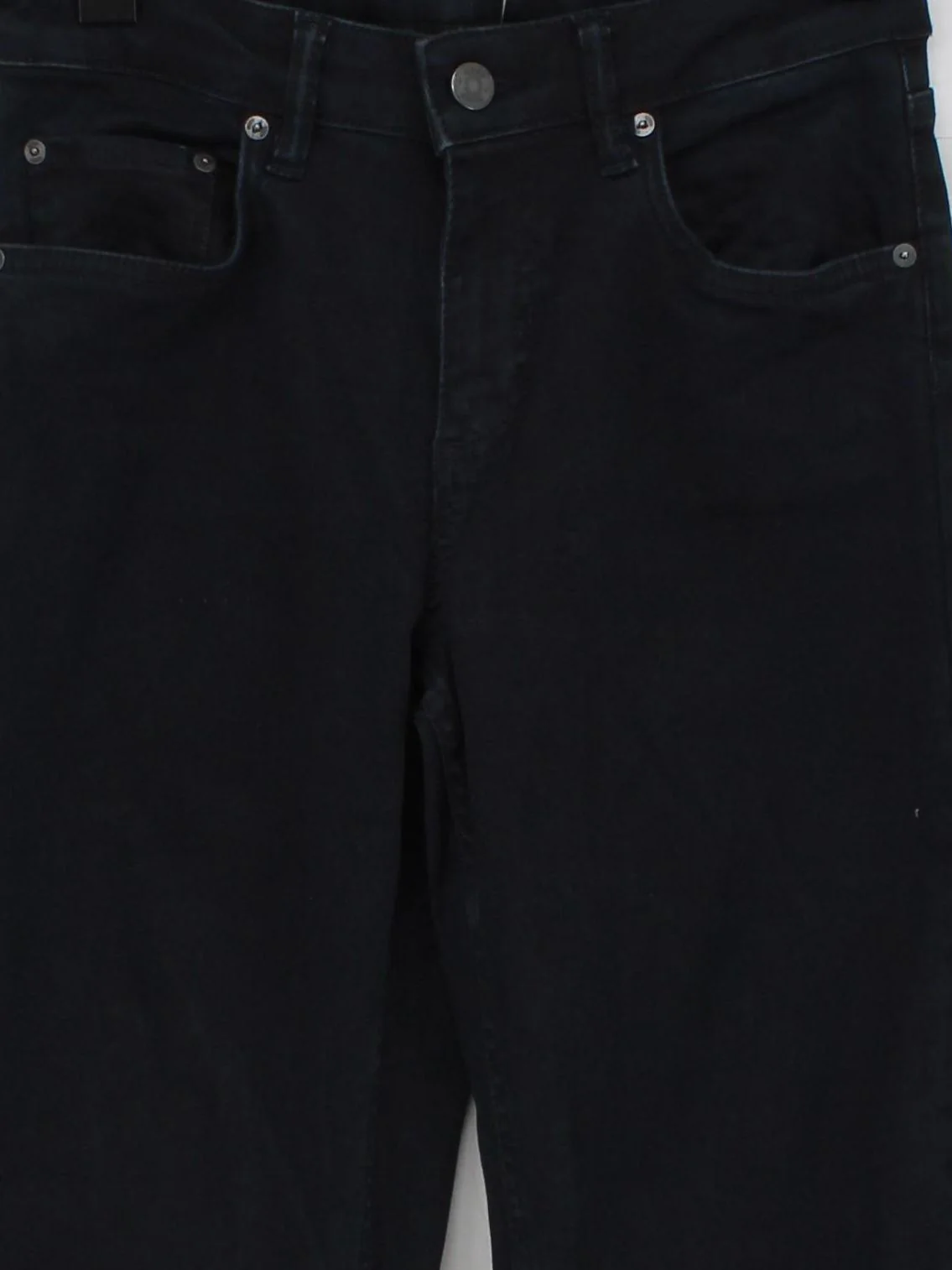 Reiss Women's Jeans W 25 in Black Cotton with Elastane Flared - Image 3