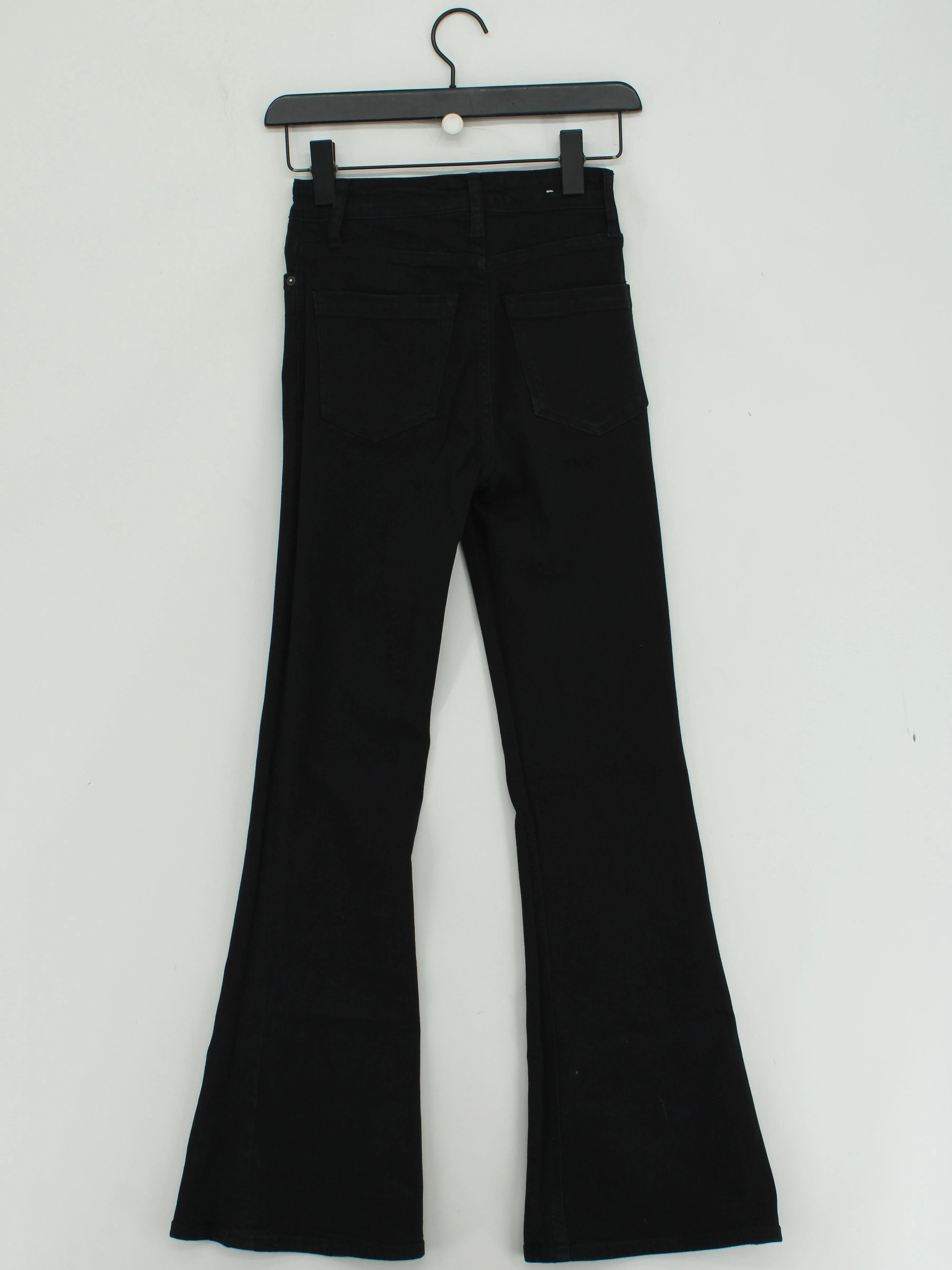 Reiss Women's Jeans W 25 in Black Viscose - Image 2