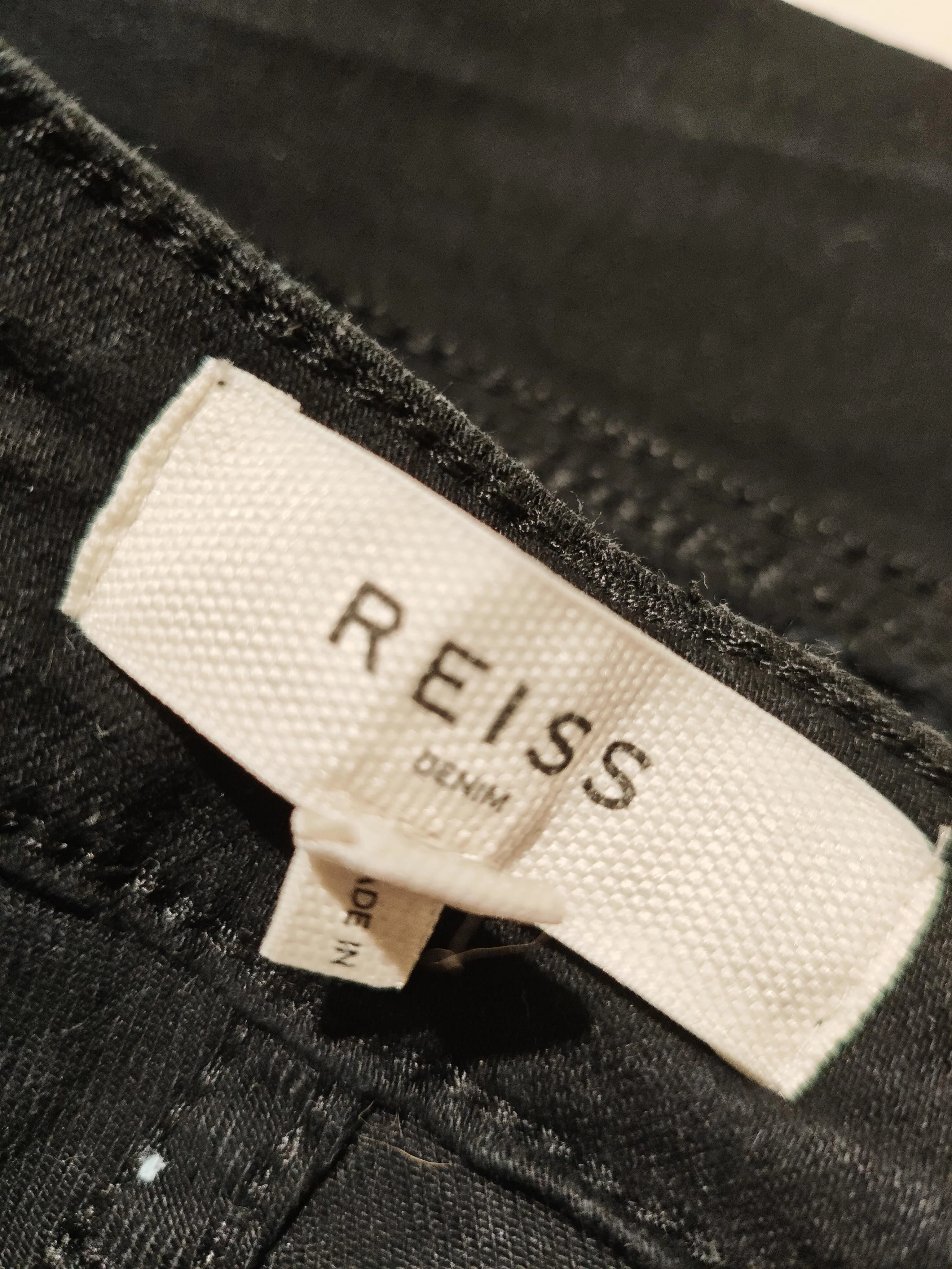 Reiss Women's Jeans W 25 in Black Viscose - Image 6