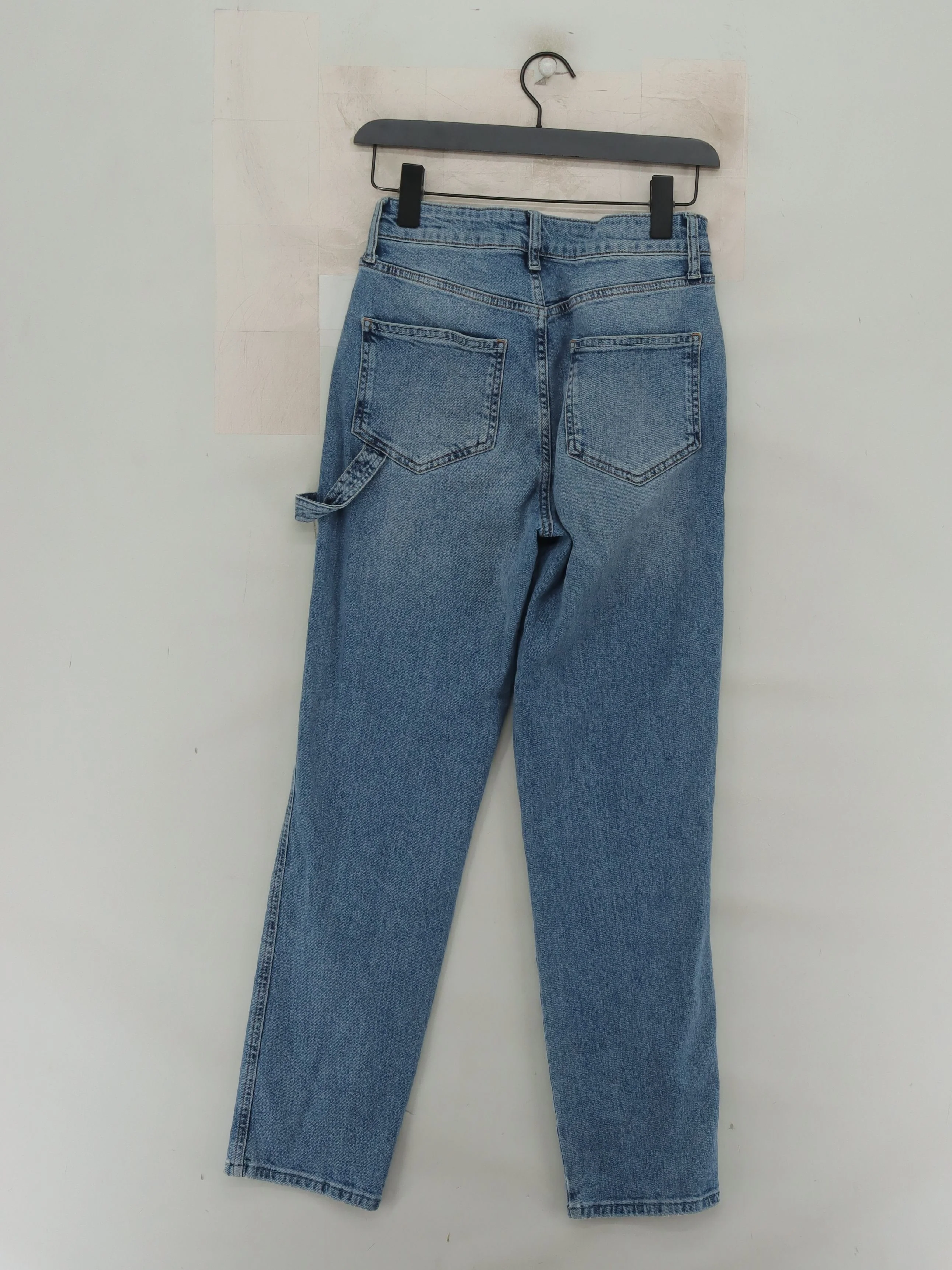 Reiss Women's Jeans W 27 in Blue Cotton with Elastane Straight - Image 2