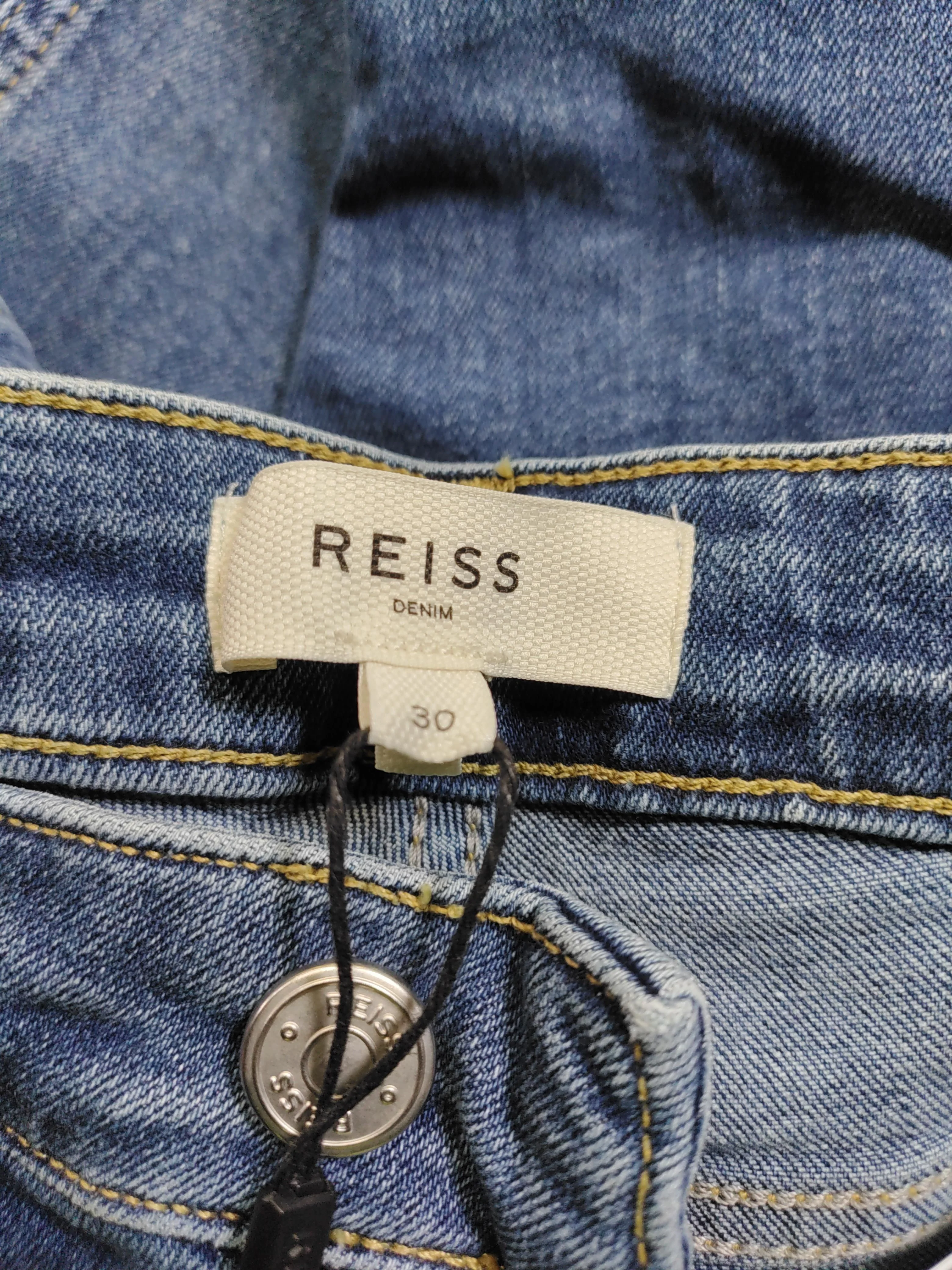Reiss Women's Jeans W 30 in Blue Cotton with Elastane Skinny - Image 5