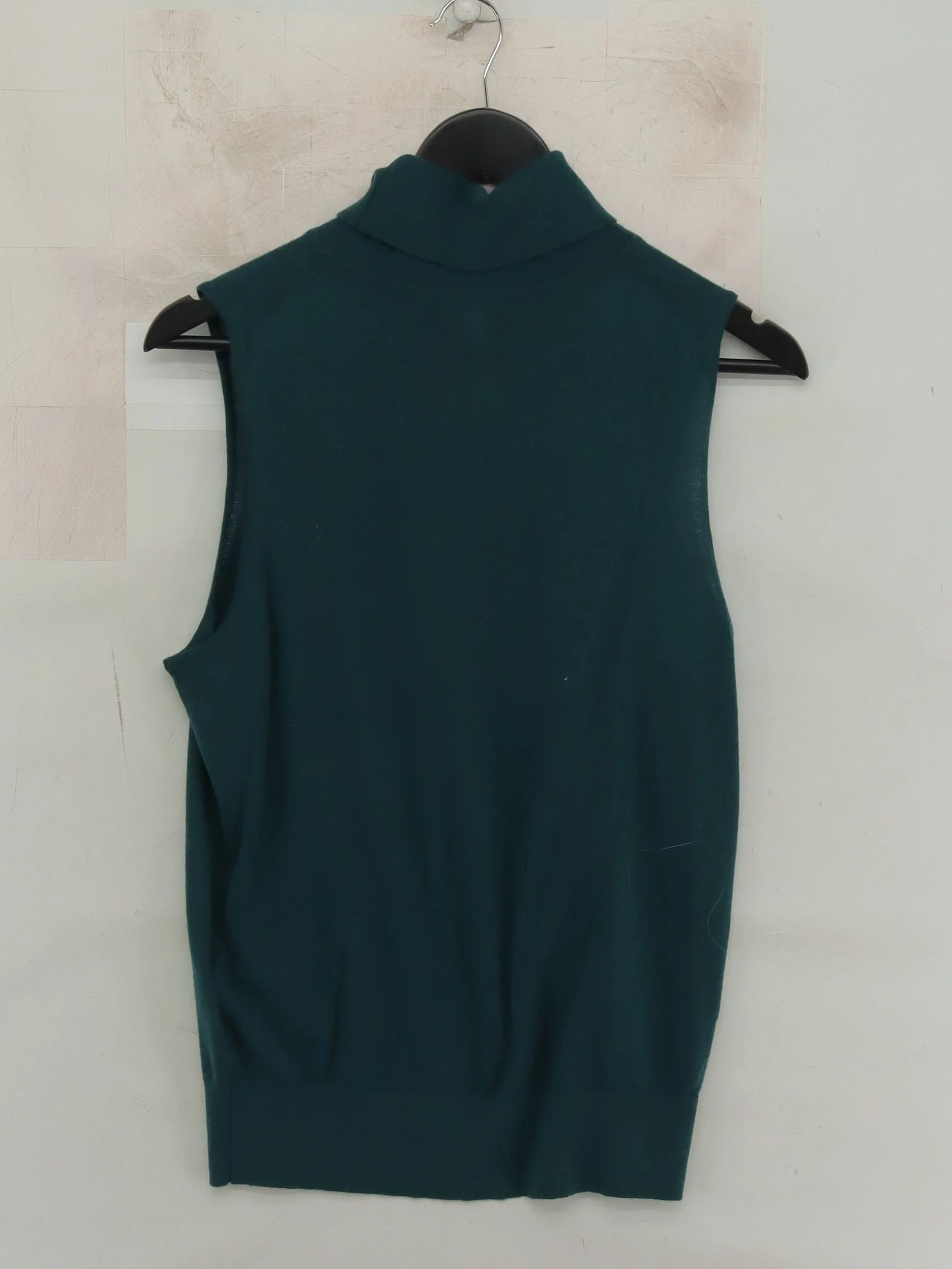 Reiss Women's Jumper L Green Wool with Polyamide, Elastane High Neck Vest - Image 2