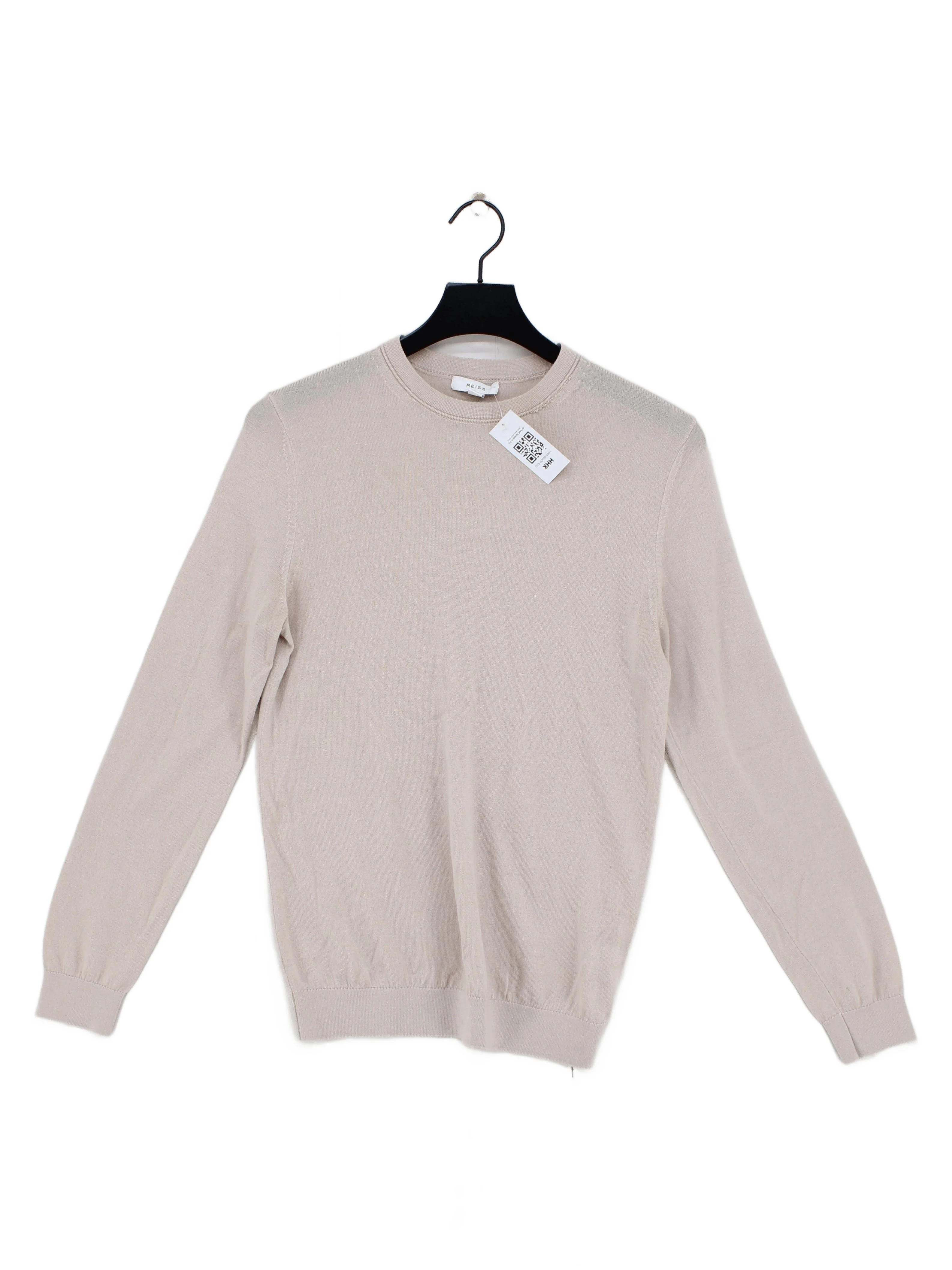 Reiss Women's Jumper S Cream Wool with Acrylic, Polyester, Elastane Pullover