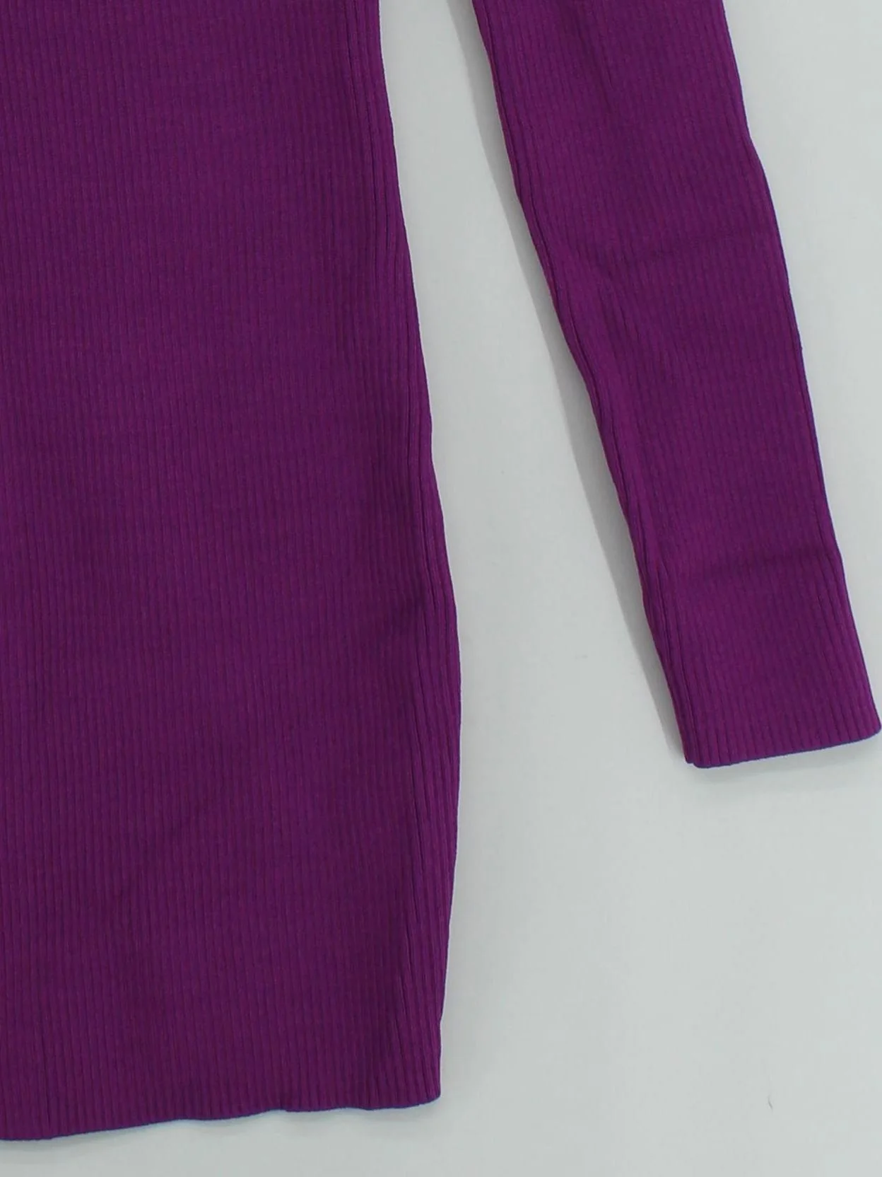 Reiss Women's Jumper S Purple Viscose with Elastane High Neck Pullover - Image 4
