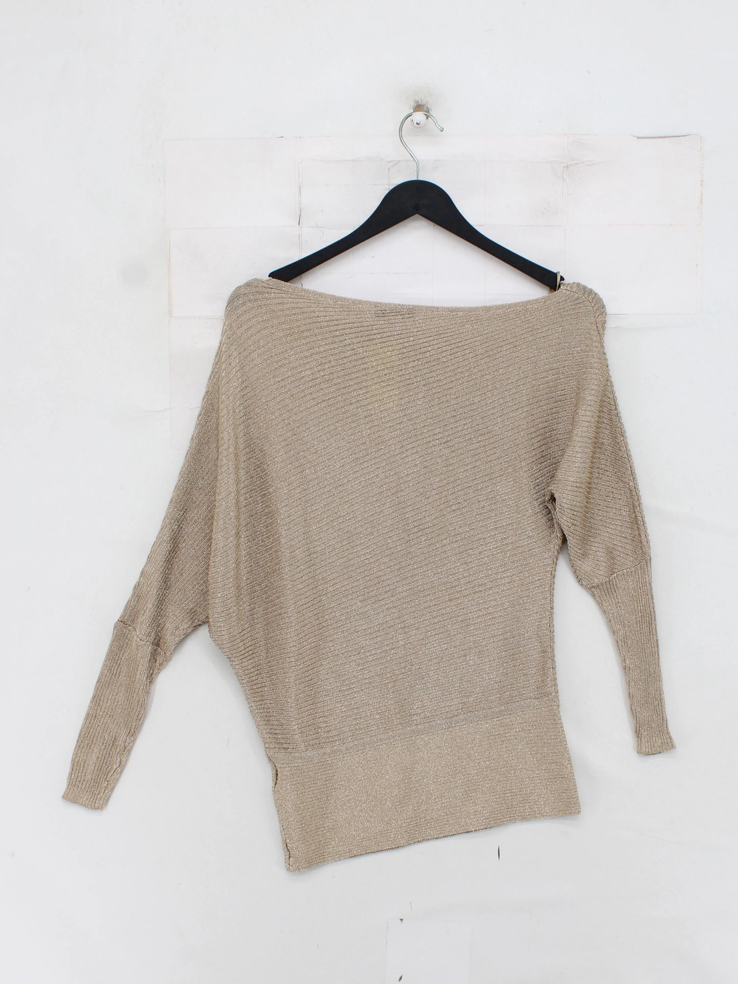 Reiss Women's Jumper XS Gold Viscose with Other Round Neck Pullover - Image 2
