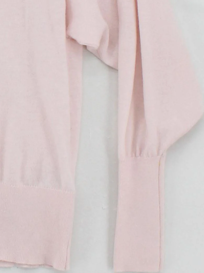 Reiss Women's Jumper XS Pink Wool with Polyester, Cashmere Round Neck Pullover - Image 4