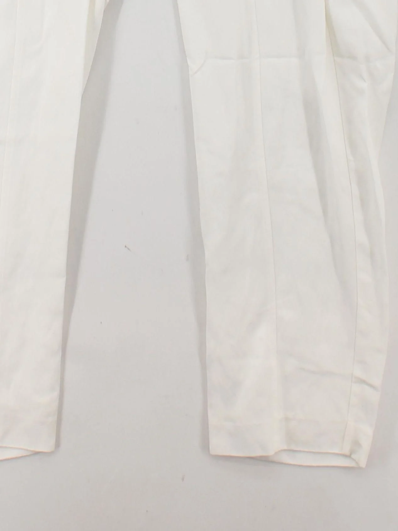 Reiss Women's Jumpsuit UK 10 White Viscose with Linen Wide-Leg Jumpsuit - Image 4