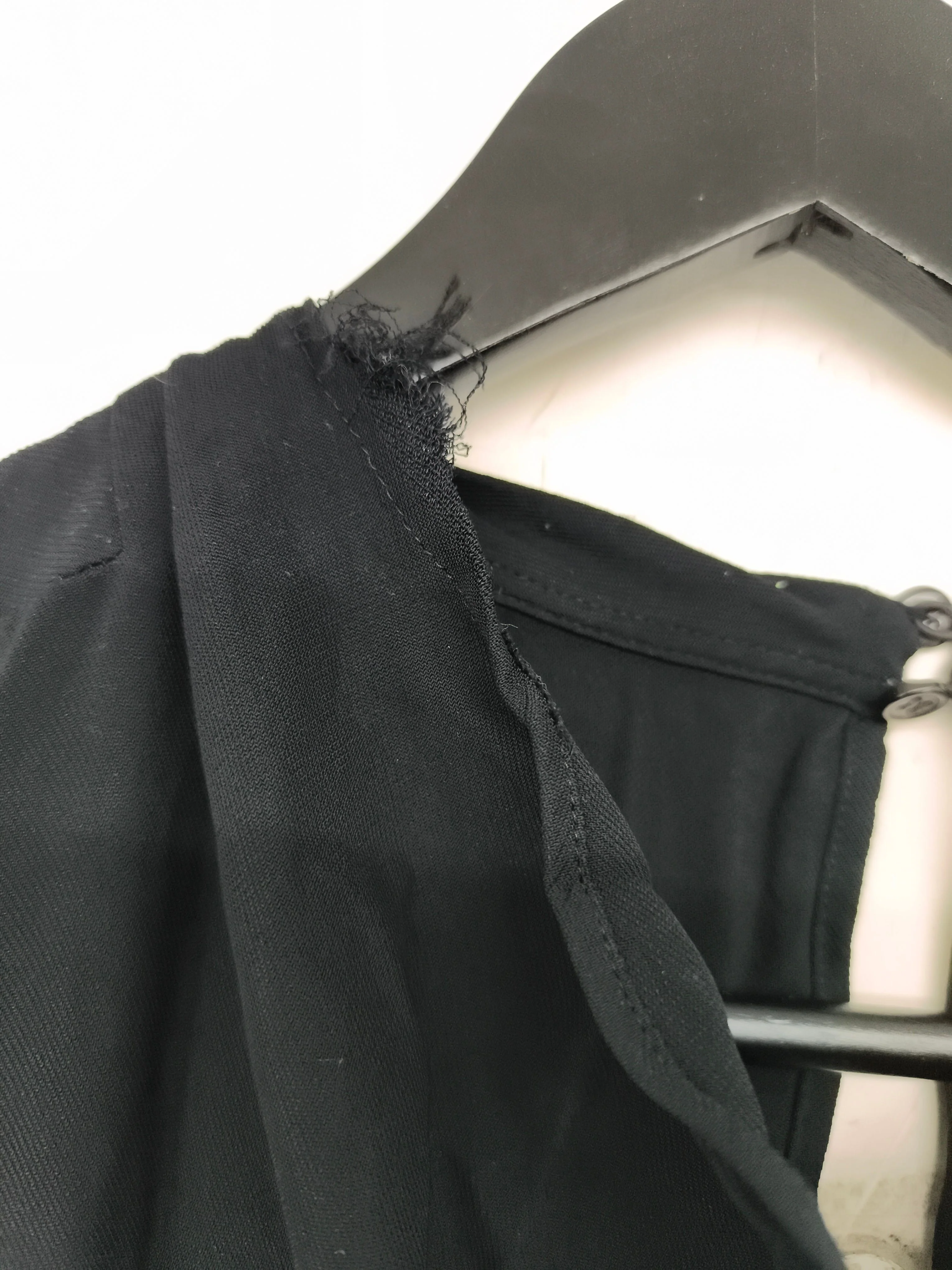 Reiss Women's Jumpsuit UK 14 Black Viscose with Elastane Tapered Jumpsuit - Image 5