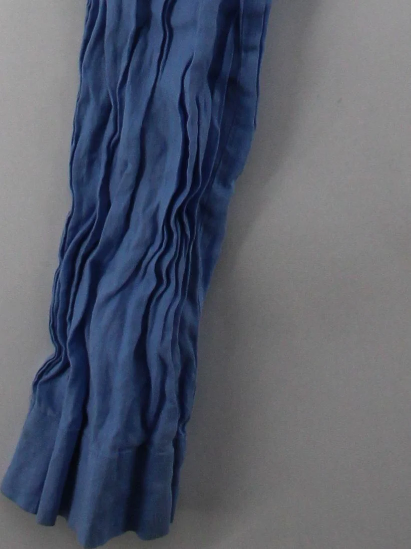 Reiss Women's Jumpsuit UK 14 Blue Linen with Cotton Wide-Leg Jumpsuit - Image 4