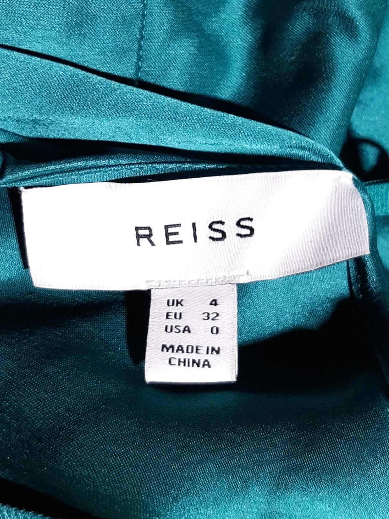 Reiss Women's Jumpsuit UK 4 Green Acetate with Polyester Wide-Leg Jumpsuit - Image 5