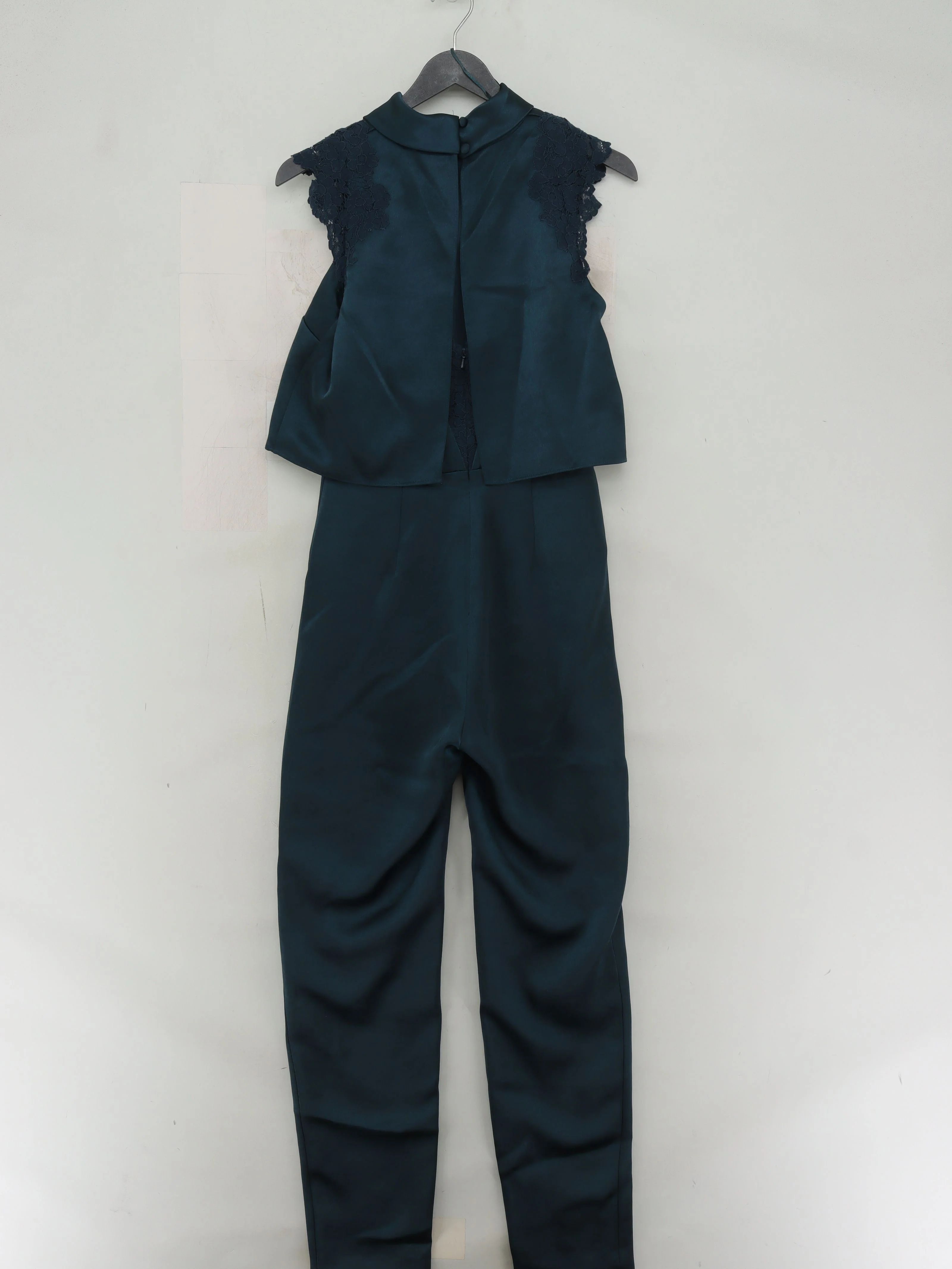Reiss Women's Jumpsuit UK 8 Blue Polyester with Viscose, Nylon, Cotton Jumpsuit - Image 2