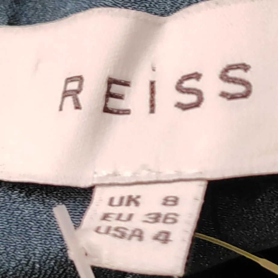 Reiss Women's Jumpsuit UK 8 Blue Polyester with Viscose, Nylon, Cotton Jumpsuit - Image 5