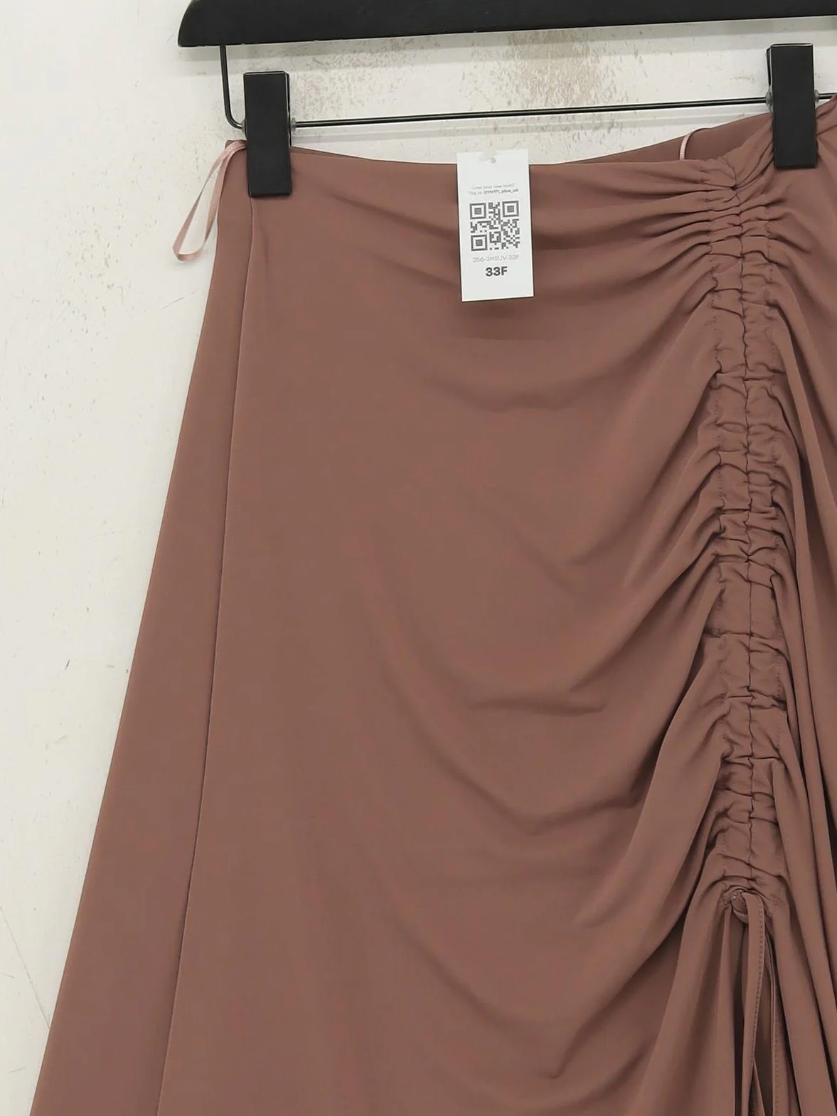 Reiss Women's Maxi Skirt S Brown Polyester with Elastane Long Maxi - Image 3