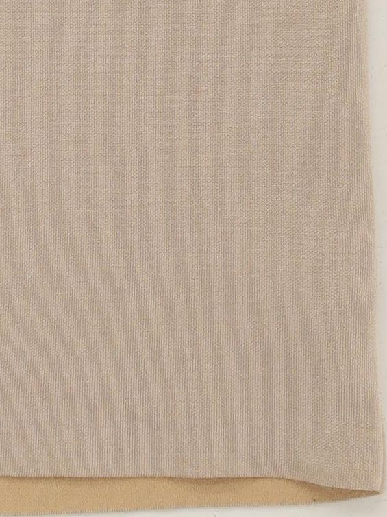 Reiss Women's Midi Skirt L Tan Viscose with Nylon, Elastane Straight & Pencil - Image 4