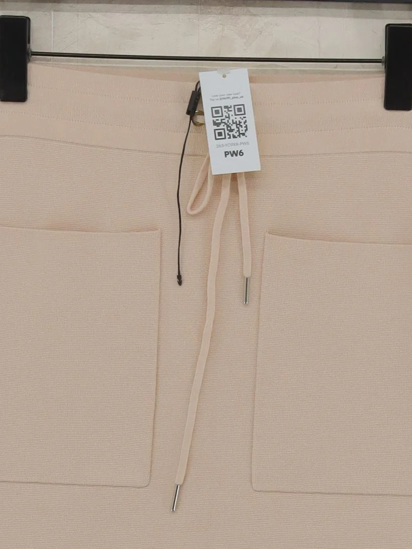 Reiss Women's Midi Skirt M Cream Viscose - Image 3