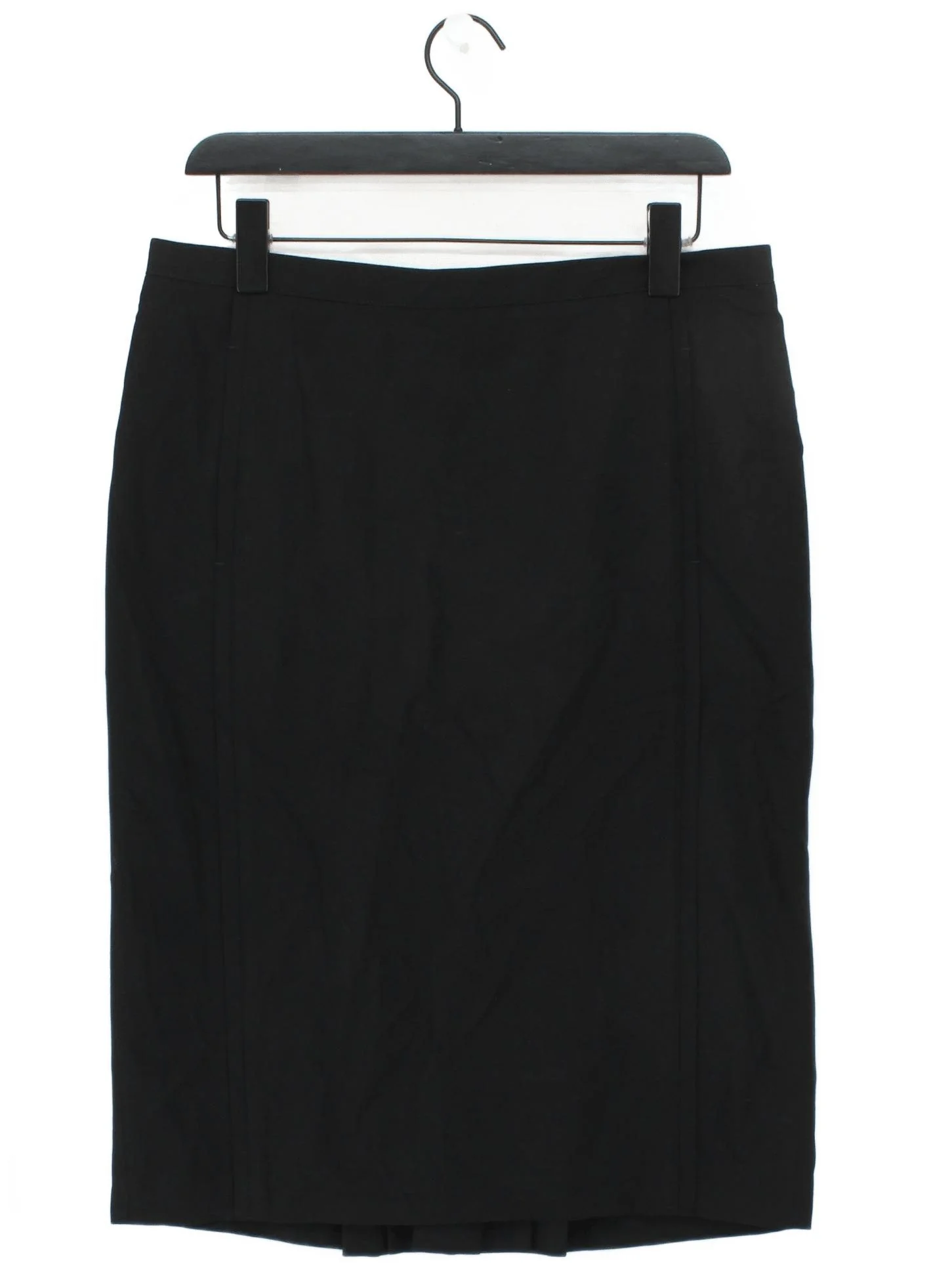 Reiss Women's Midi Skirt S Black 100% Other Midi Straight & Pencil
