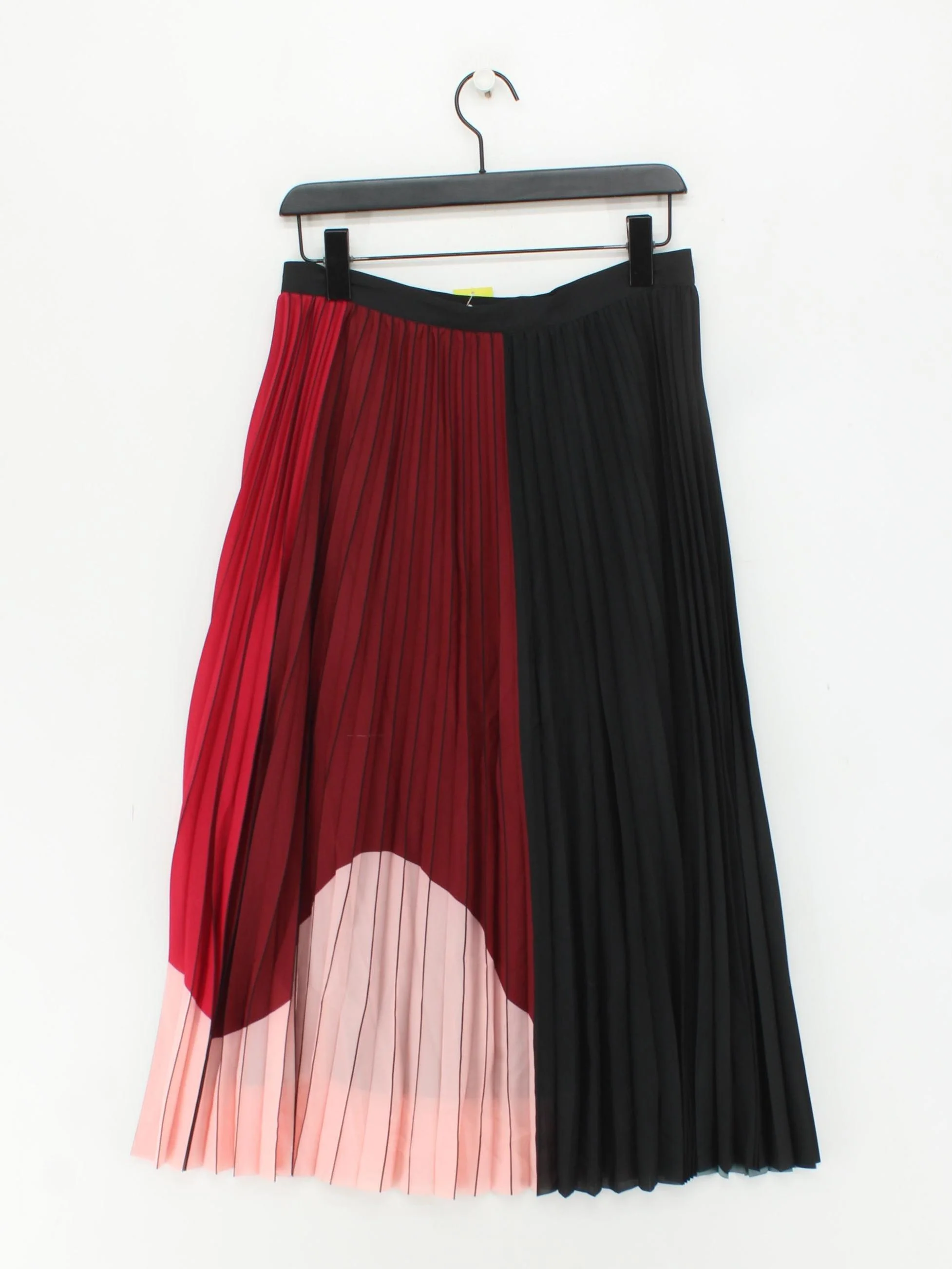 Reiss Women's Midi Skirt UK 12 Multi Polyester with Elastane Midi Pleated - Image 2