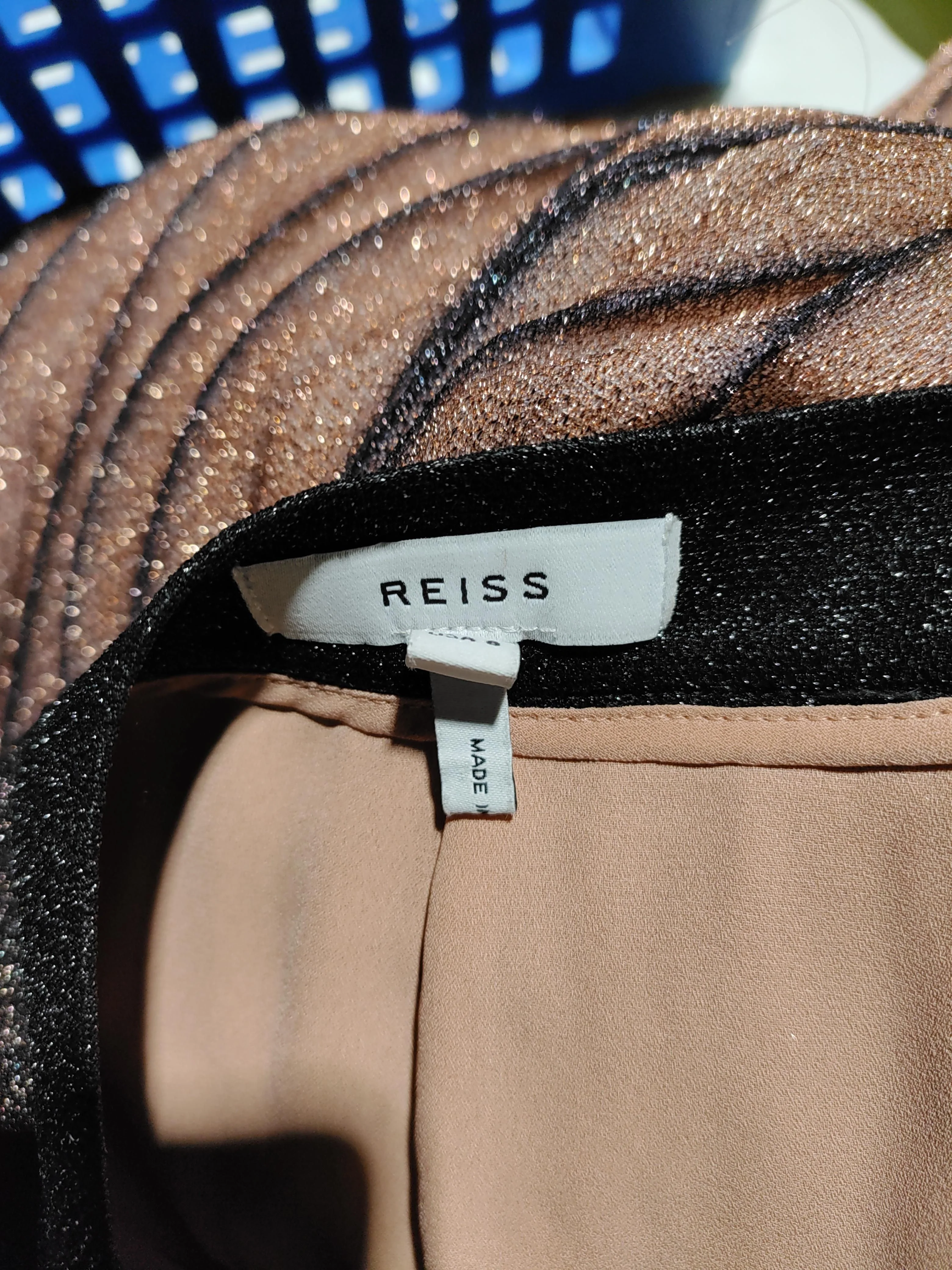 Reiss Women's Midi Skirt UK 12 Multi Polyester with Polyester, Other Pleated - Image 5