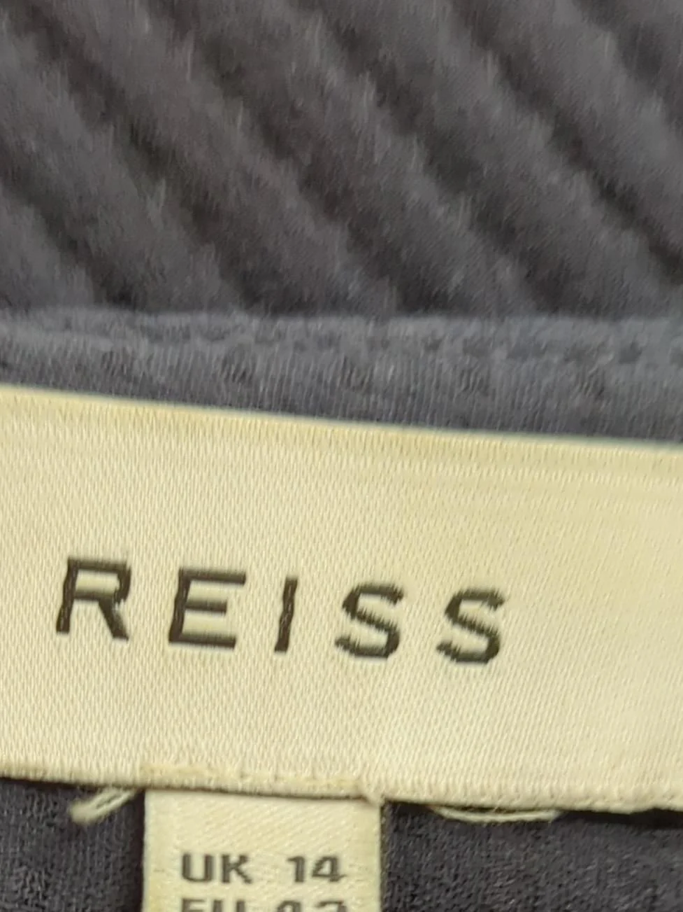 Reiss Women's Midi Skirt UK 14 Black 100% Polyester Midi A-Line - Image 5