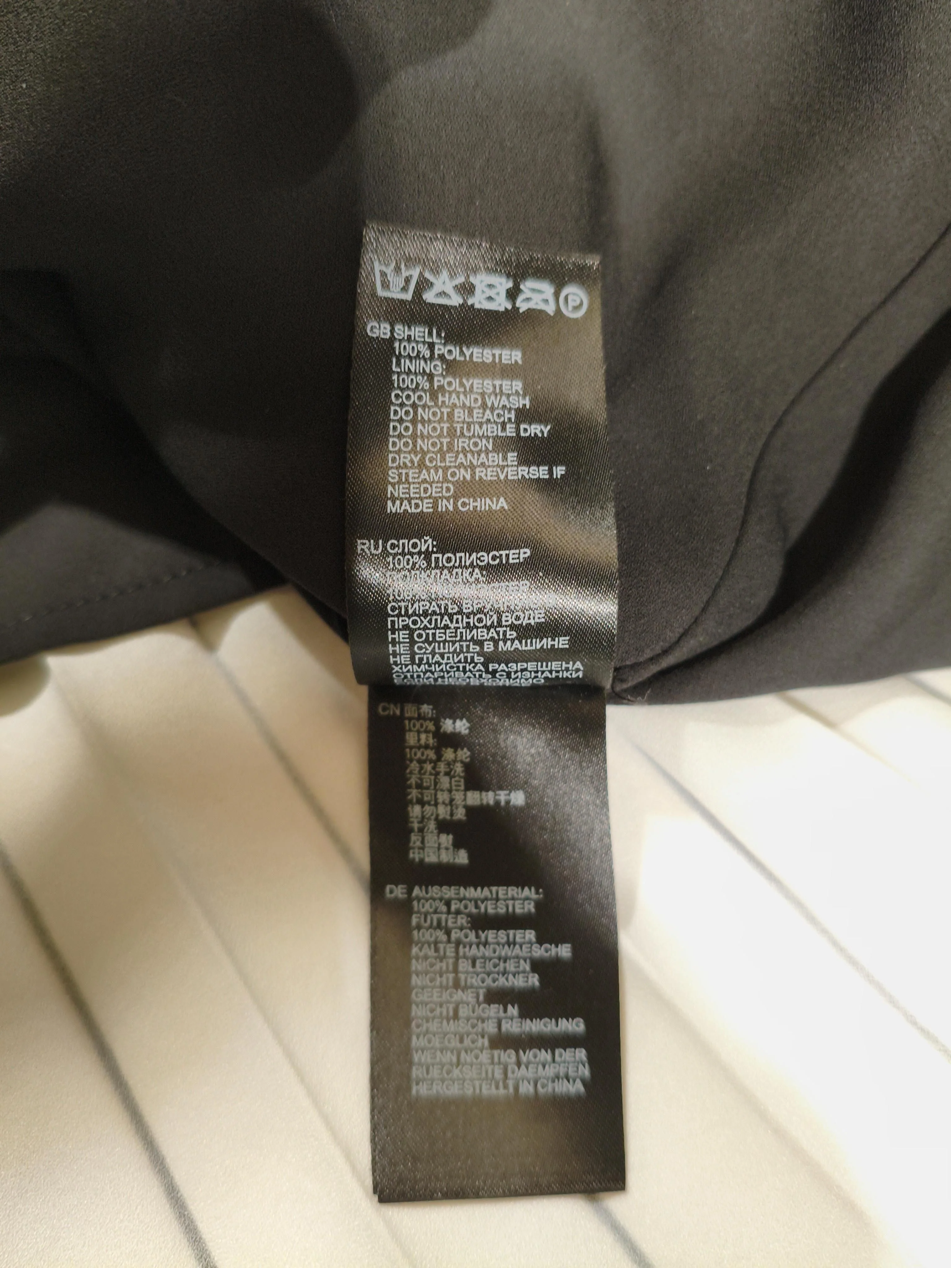 Reiss Women's Midi Skirt UK 14 Black 100% Polyester Midi Pleated - Image 6