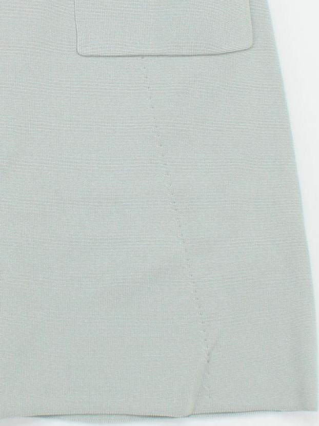 Reiss Women's Midi Skirt UK 14 Green Viscose with Nylon Midi A-Line - Image 4