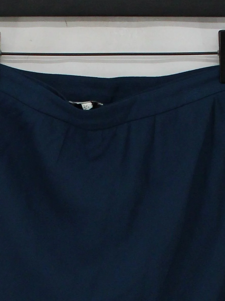 Reiss Women's Midi Skirt UK 6 Blue Viscose with Acetate, Elastane Midi Wrap - Image 3