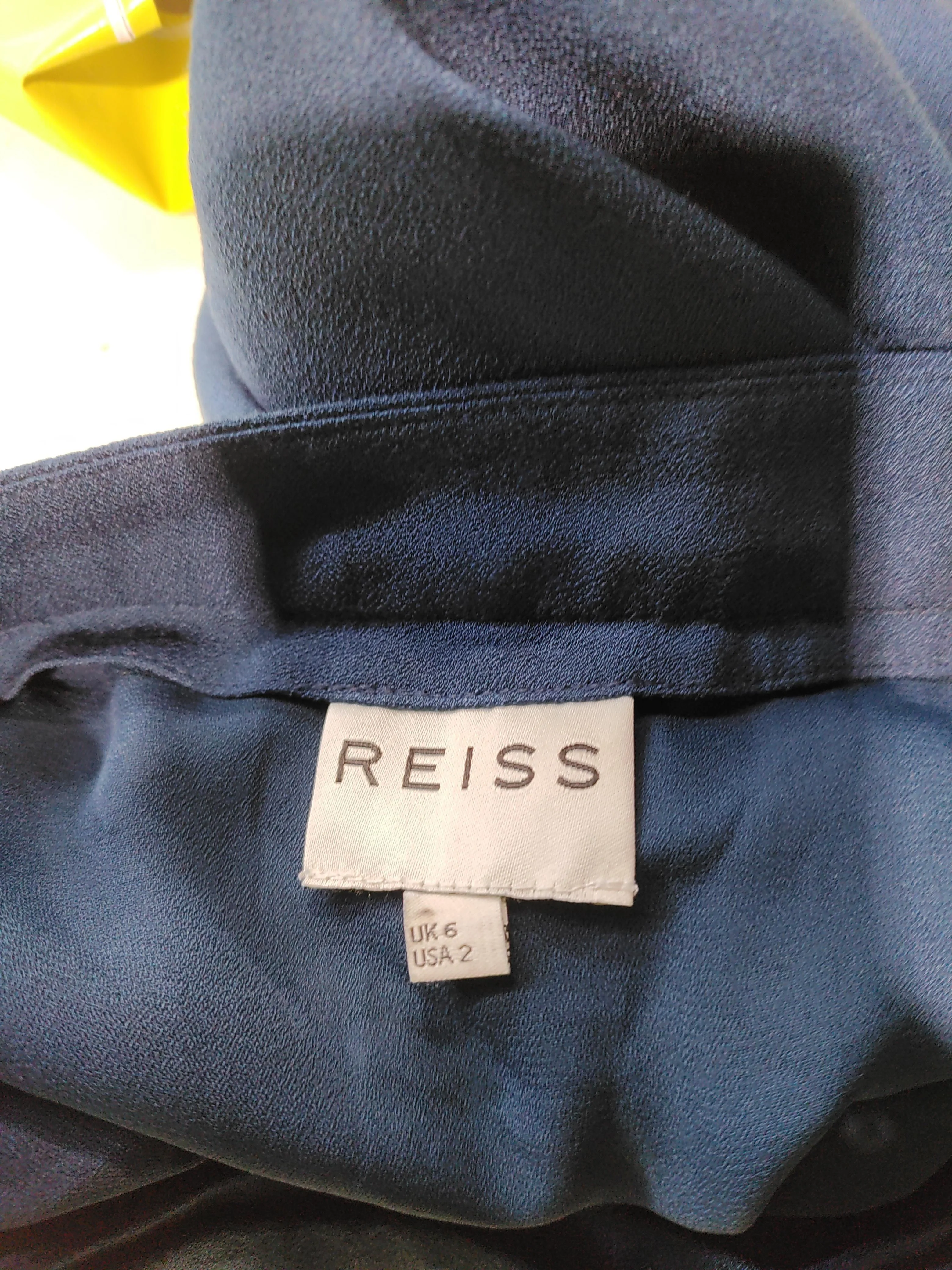 Reiss Women's Midi Skirt UK 6 Blue Viscose with Acetate, Elastane Midi Wrap - Image 5