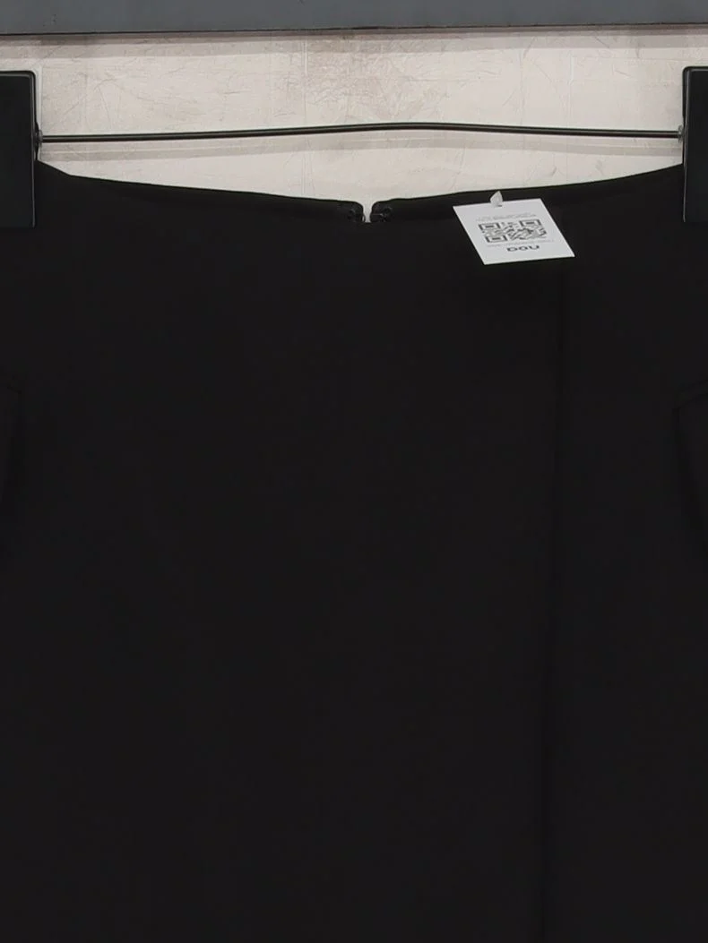 Reiss Women's Mini Skirt UK 12 Black Polyester with Elastane Short Mini - Image 3