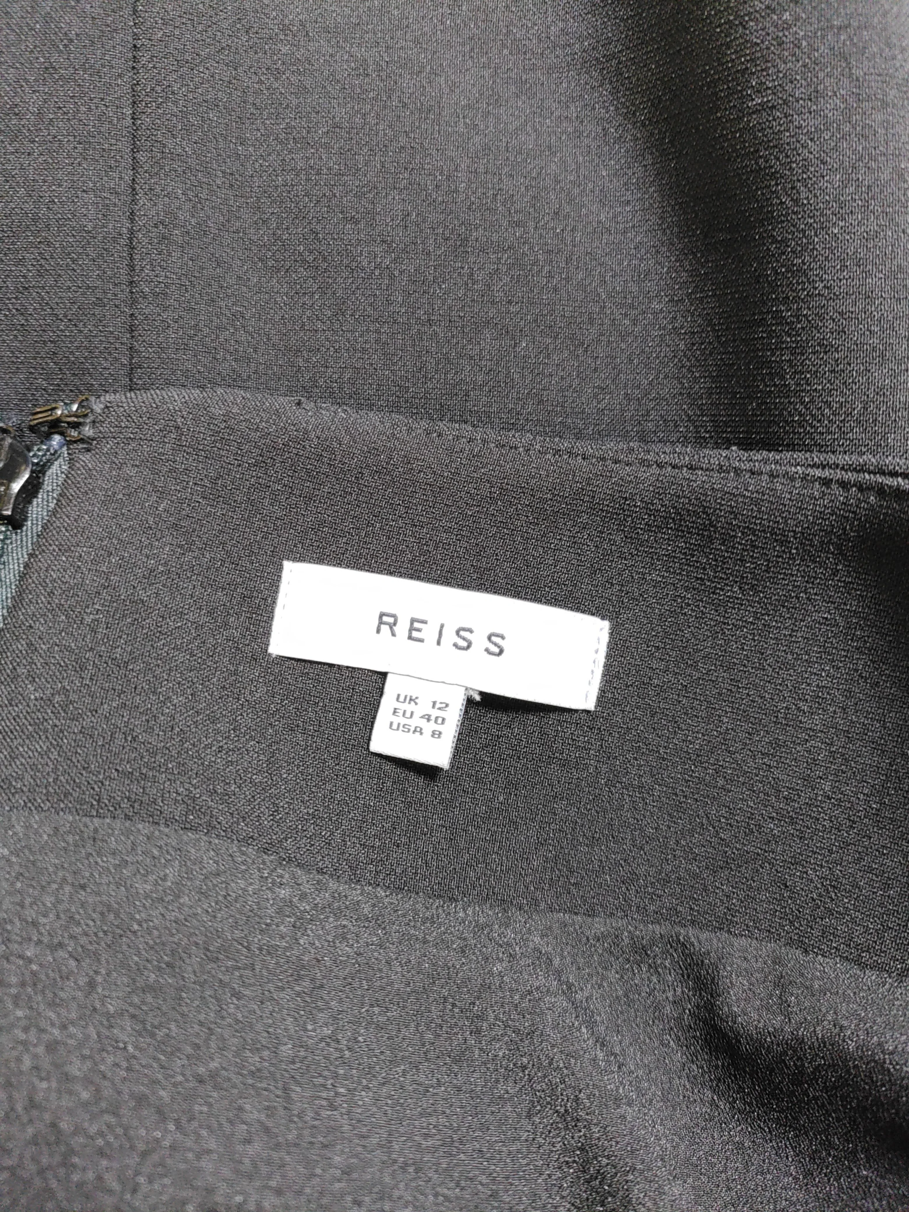 Reiss Women's Mini Skirt UK 12 Black Polyester with Elastane Short Mini - Image 5