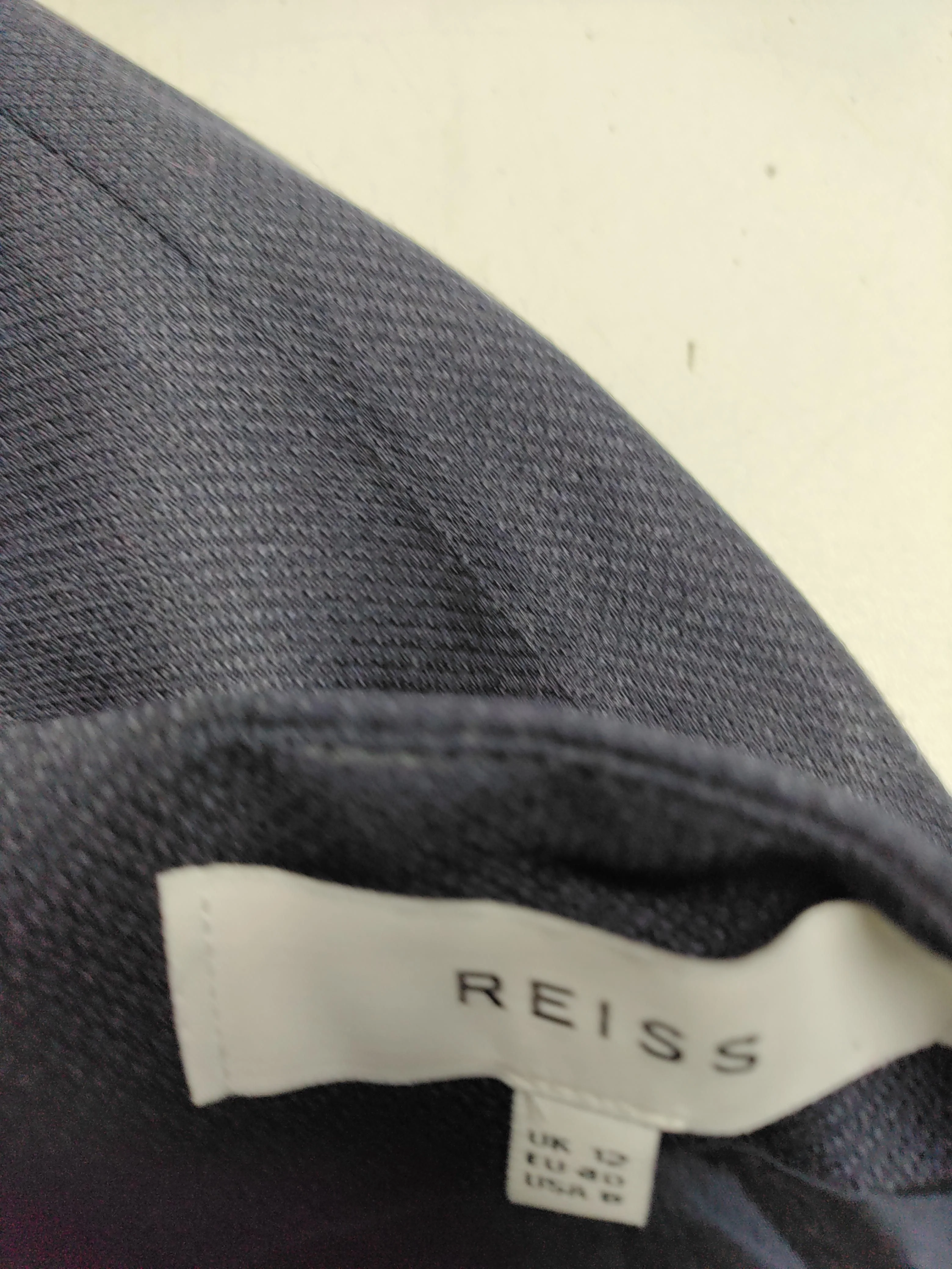 Reiss Women's Mini Skirt UK 12 Black Wool with Polyester, Elastane Short Mini - Image 6