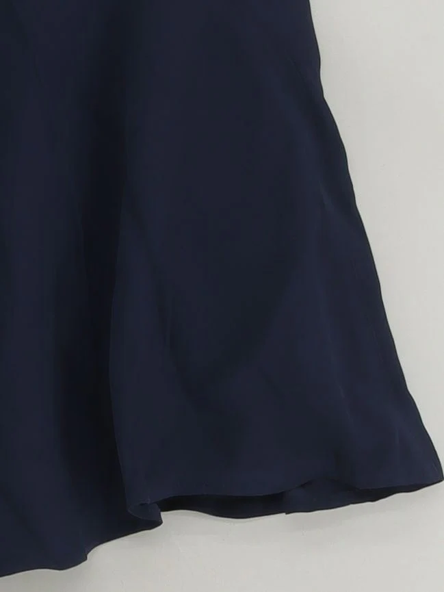 Reiss Women's Mini Skirt UK 12 Blue Acetate with Viscose, Polyester Short Mini - Image 4