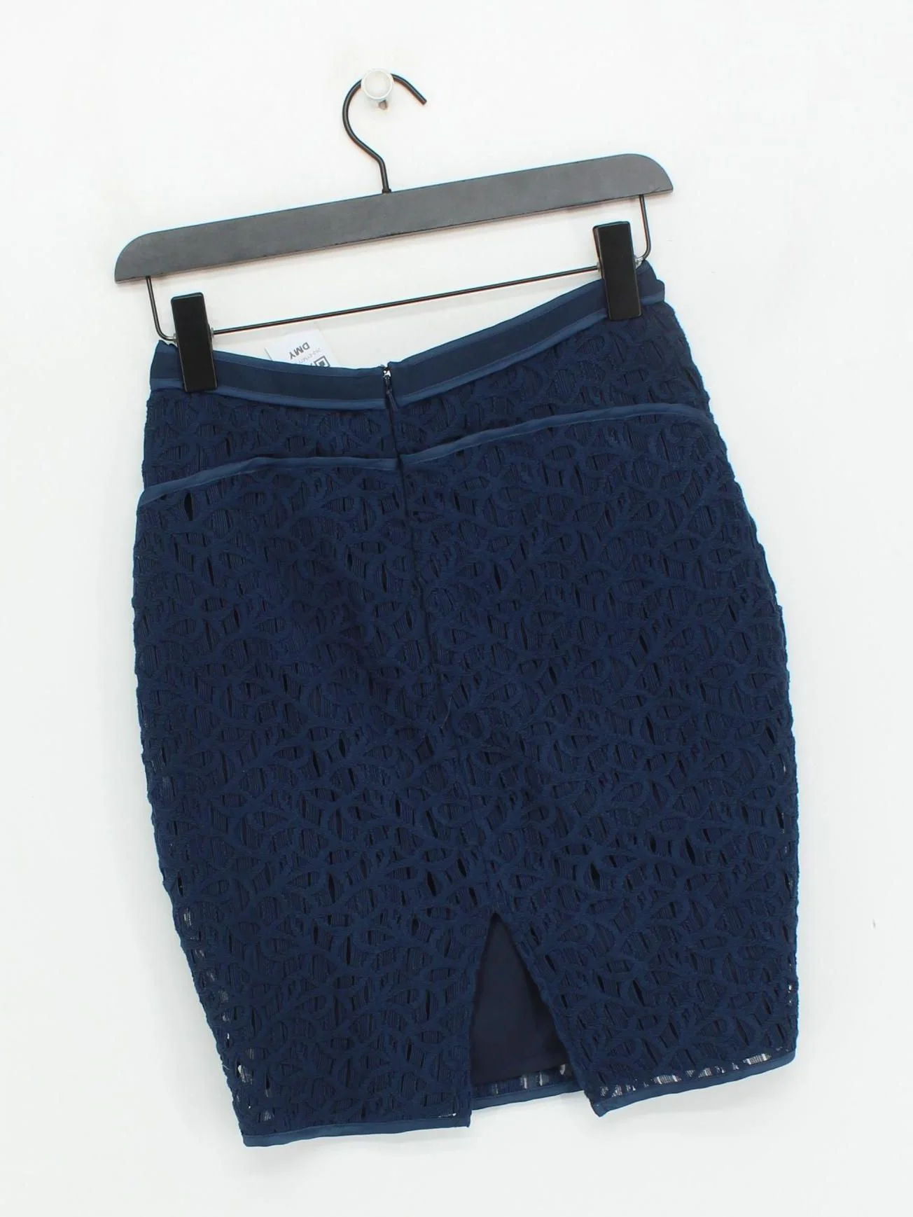 Reiss Women's Mini Skirt UK 8 Blue Cotton - Image 2