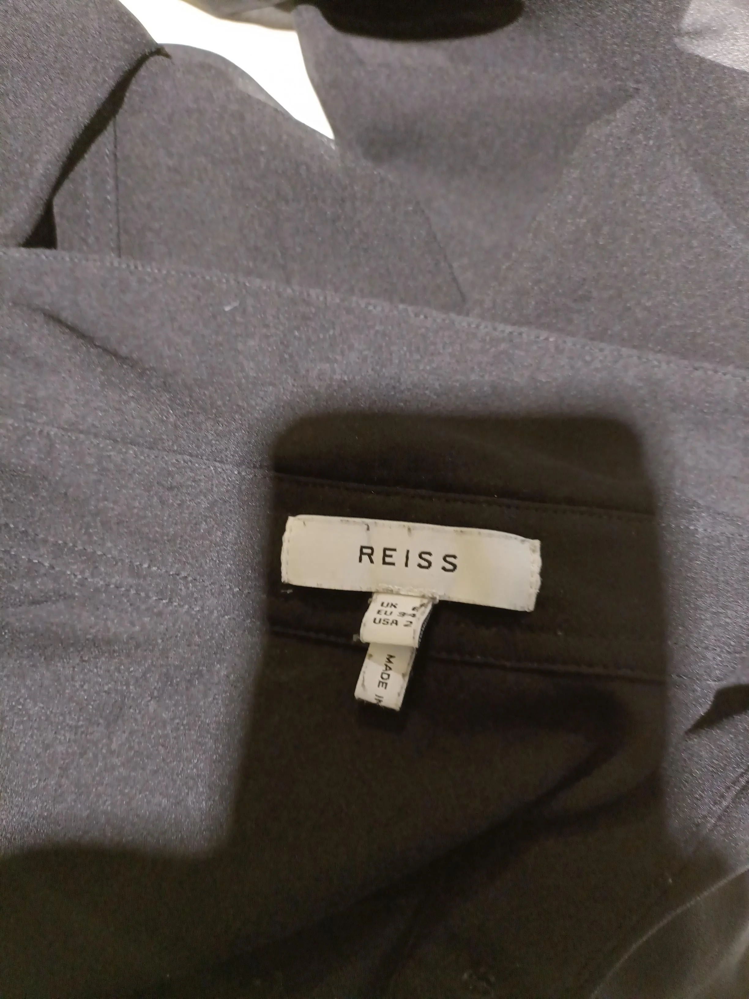 Reiss Women's Shirt S Black 100% Polyester Long Sleeve Collared Basic - Image 5