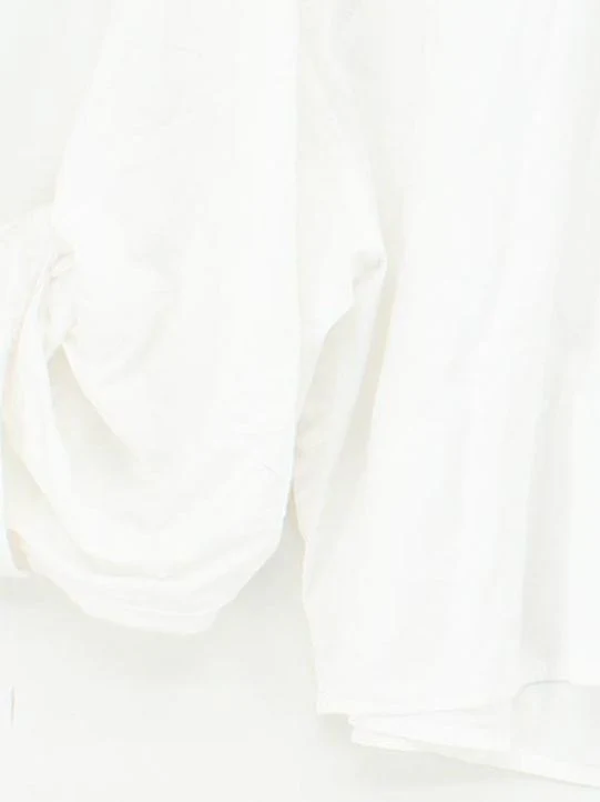 Reiss Women's Shirt UK 8 White 100% Cotton 3/4 Sleeve Collared Basic - Image 4