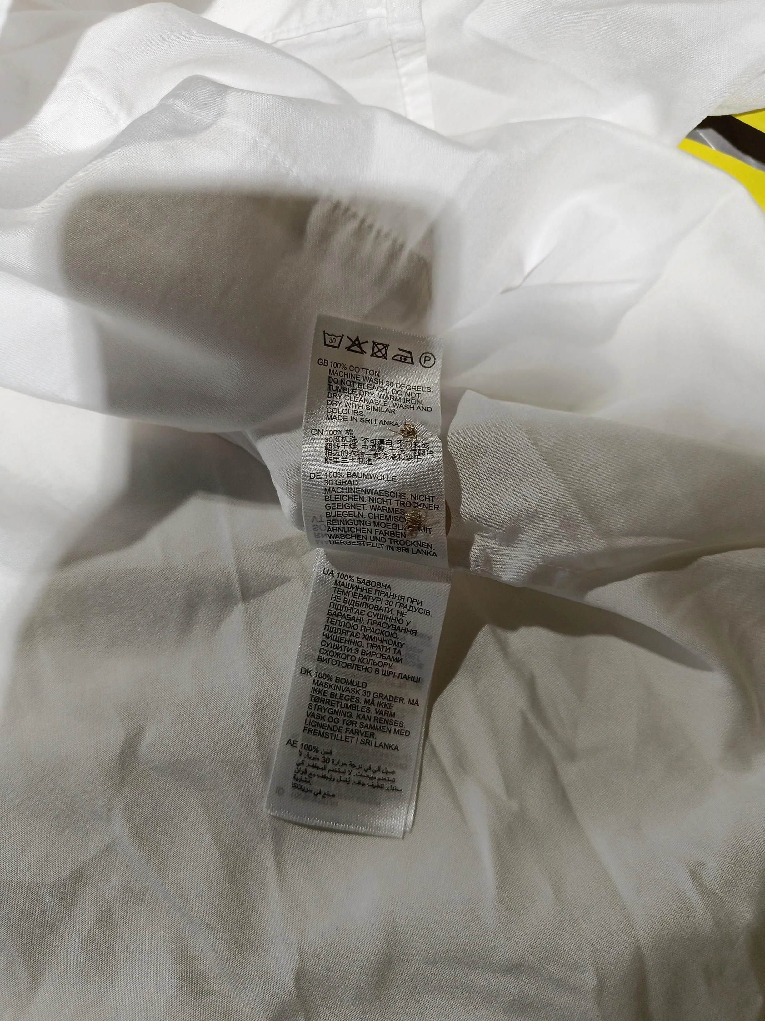Reiss Women's Shirt UK 8 White 100% Cotton 3/4 Sleeve Collared Basic - Image 7
