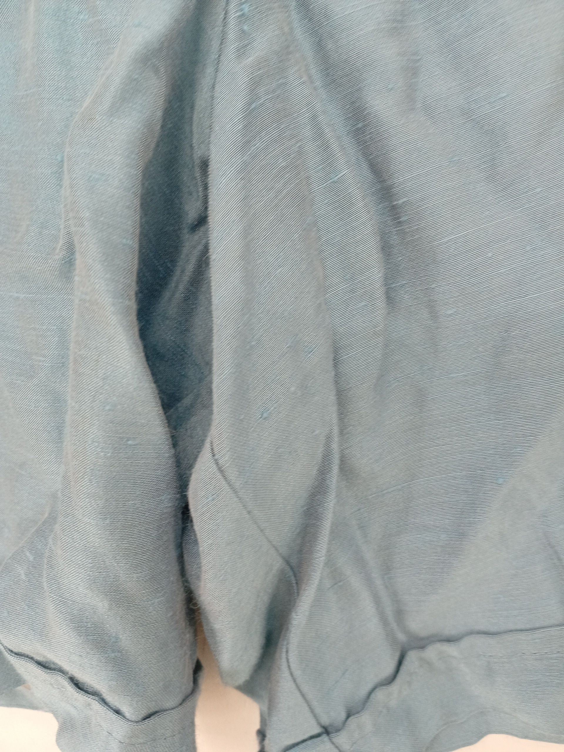 Reiss Women's Shorts UK 8 Blue Viscose with Acetate Cargo - Image 5