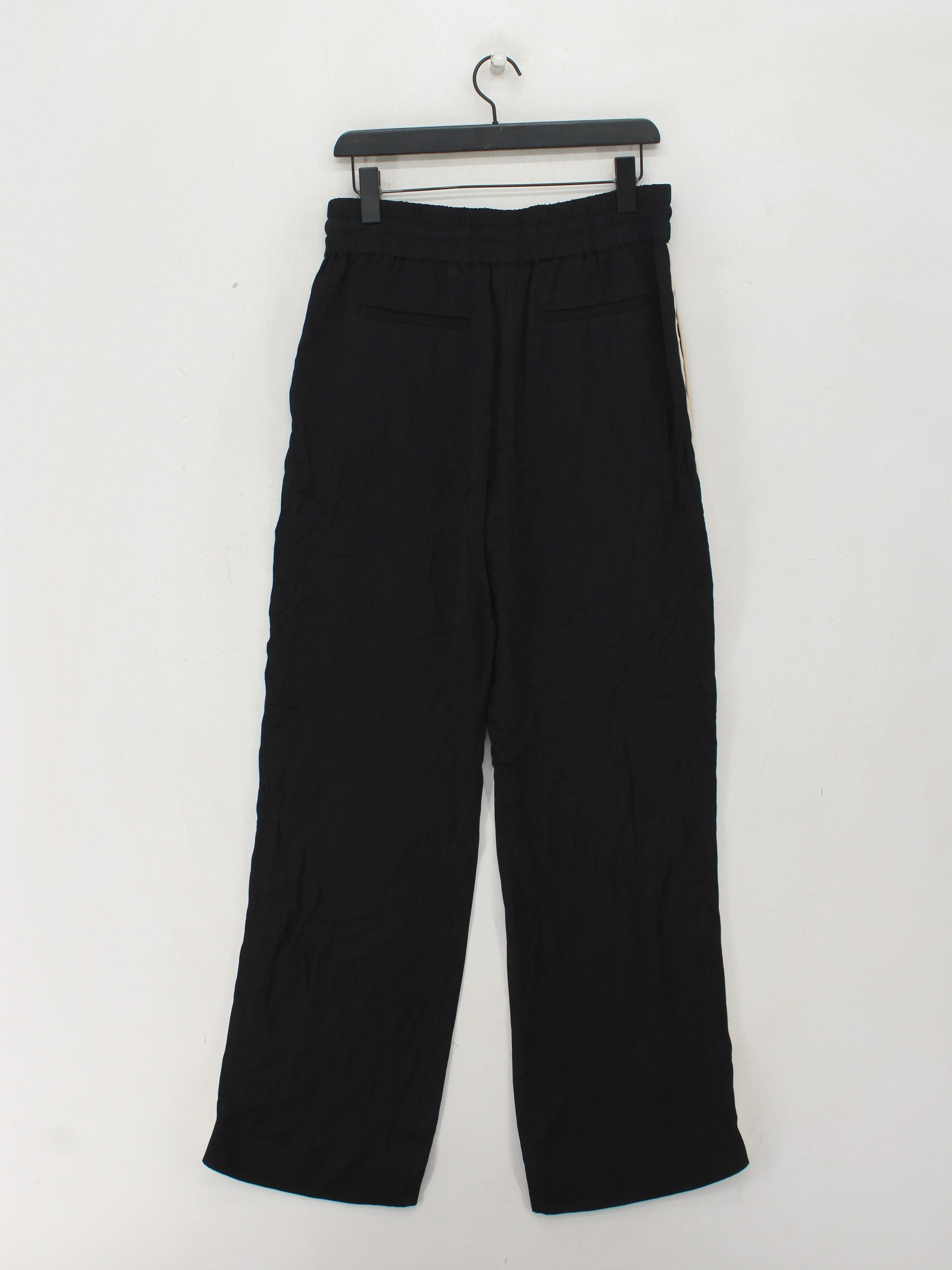 Reiss Women's Sports Bottoms UK 12 Black Viscose with Polyester Sweatpants - Image 2
