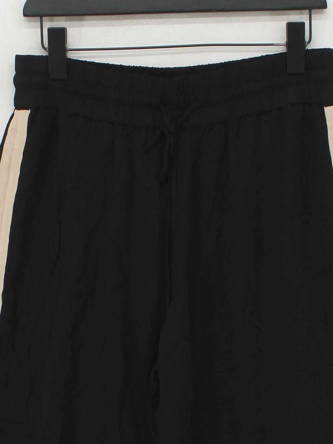 Reiss Women's Sports Bottoms UK 12 Black Viscose with Polyester Sweatpants - Image 3