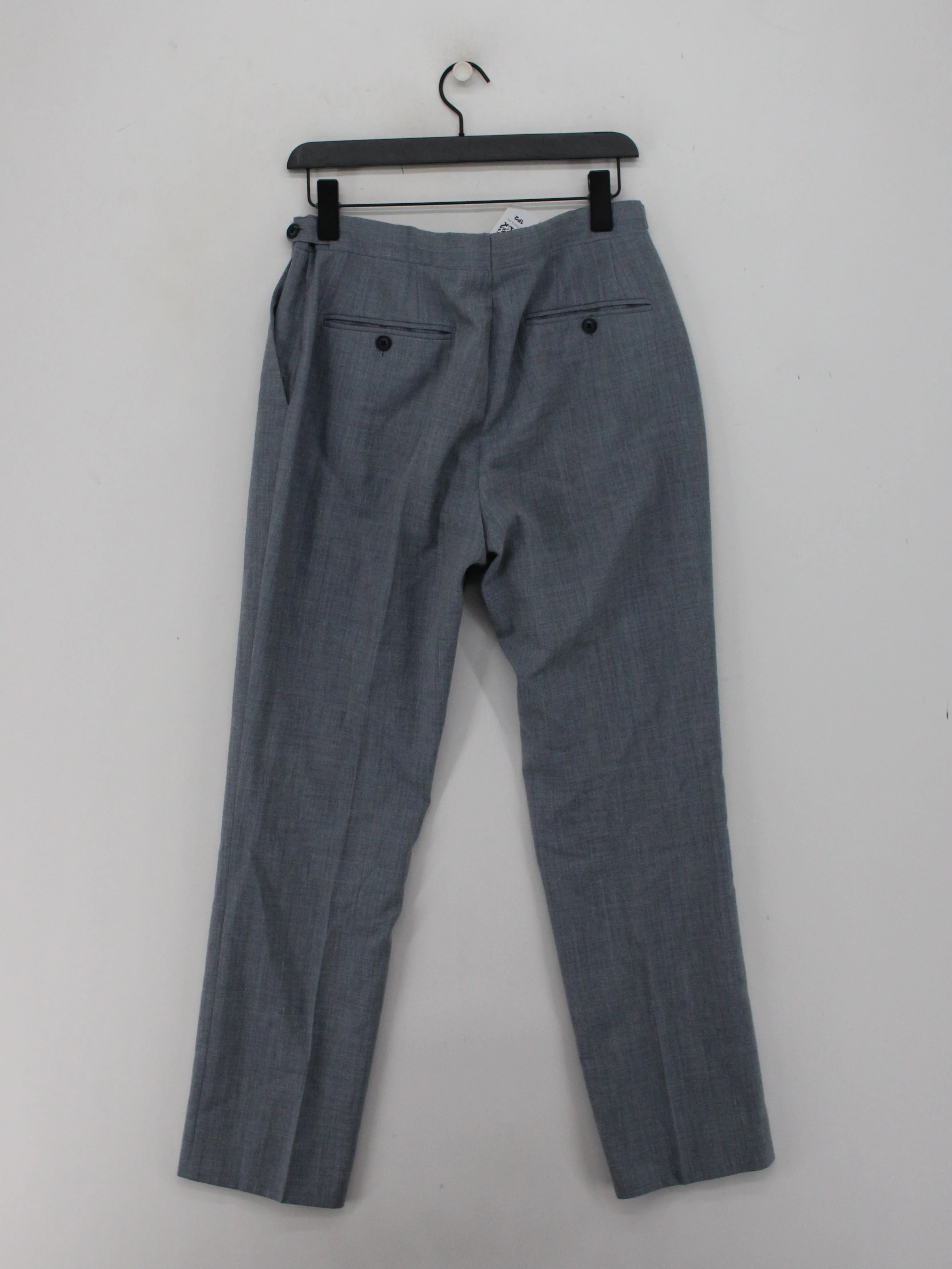 Reiss Women's Suit Trousers M Grey Wool with Polyester, Other Dress Pants - Image 2