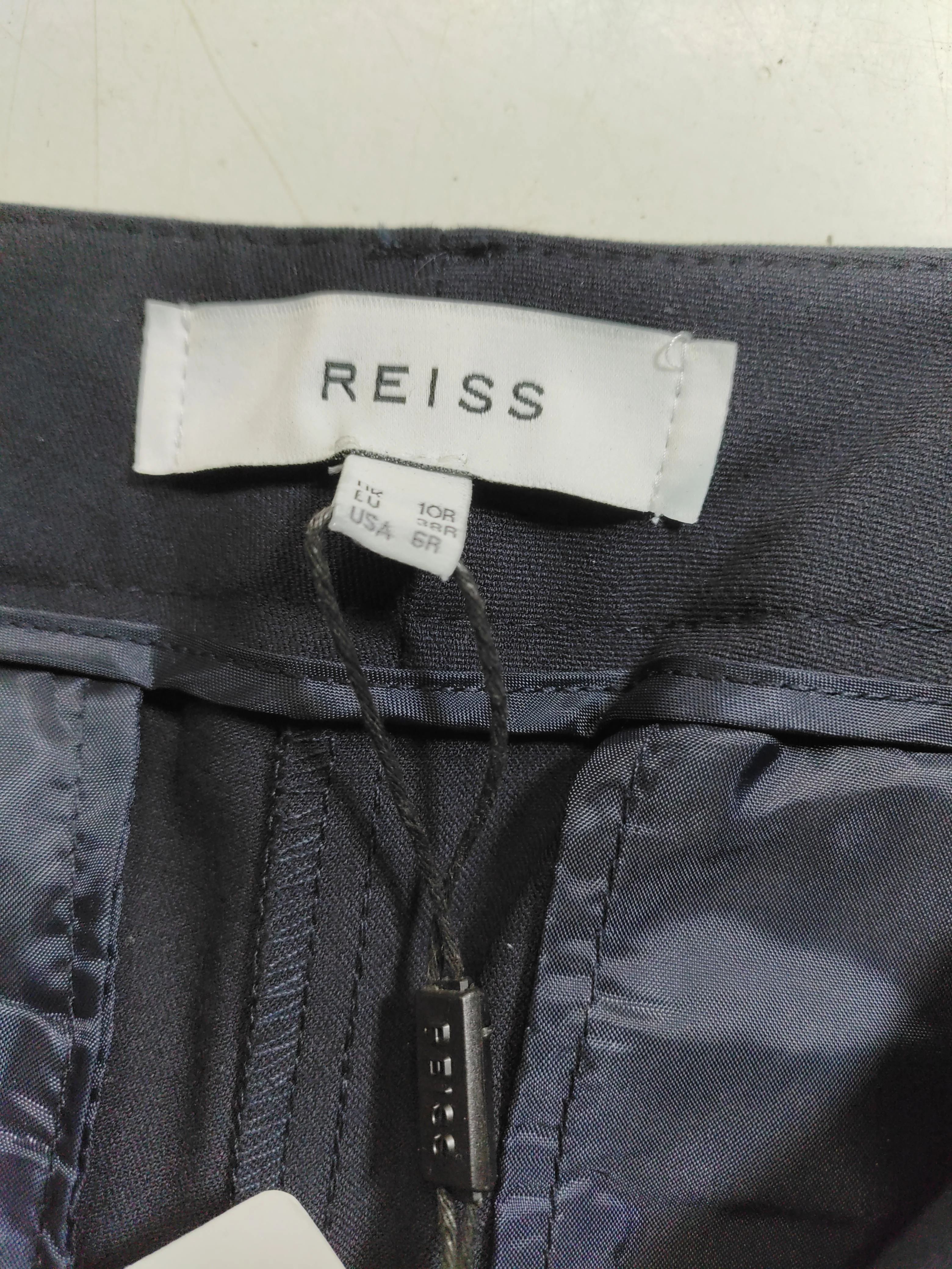 Reiss Women's Suit Trousers UK 10 Blue Polyester - Image 5