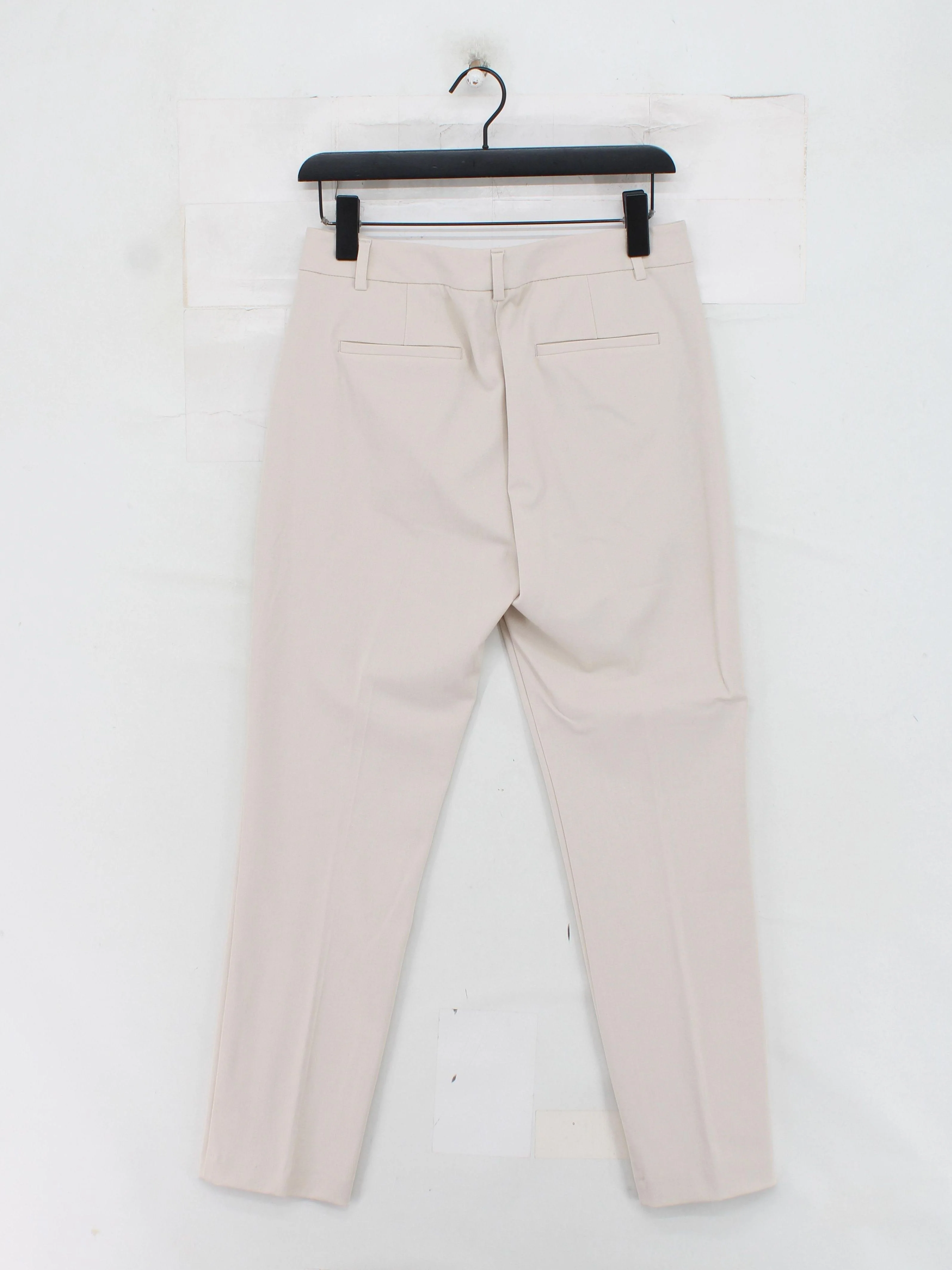 Reiss Women's Suit Trousers UK 10 Cream Polyester - Image 2